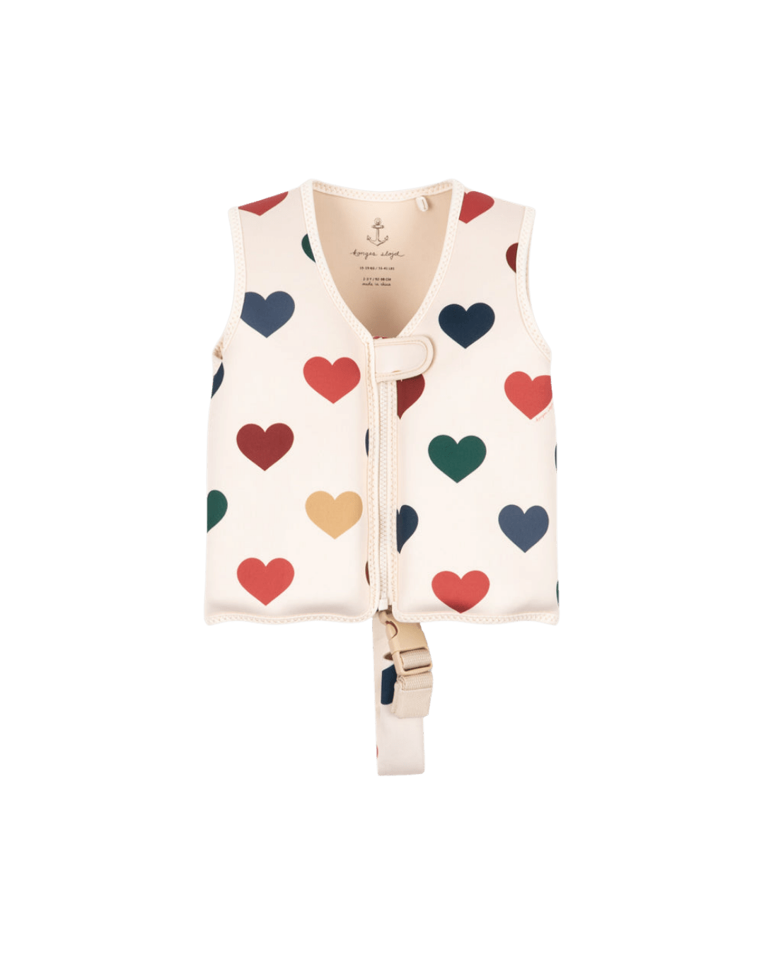 Schwimmweste Ellis - Schwimmweste Ellis - Cotton Ballon | Family Concept Store - bunte Herzen - 1 – 2 Jahre -