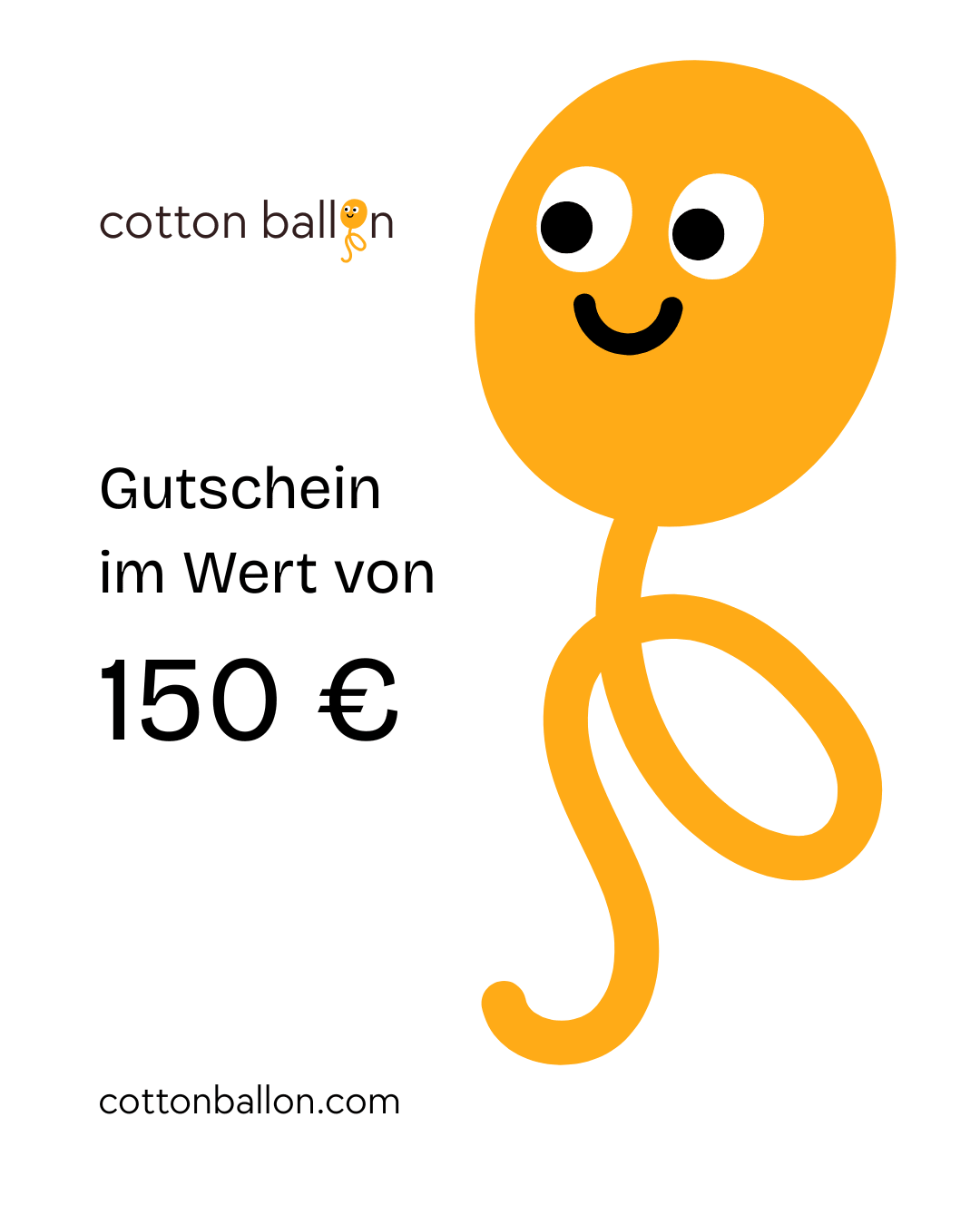 Cotton Ballon Gutschein - Cotton Ballon Gutschein - Cotton Ballon | Family Concept Store - 150 € -