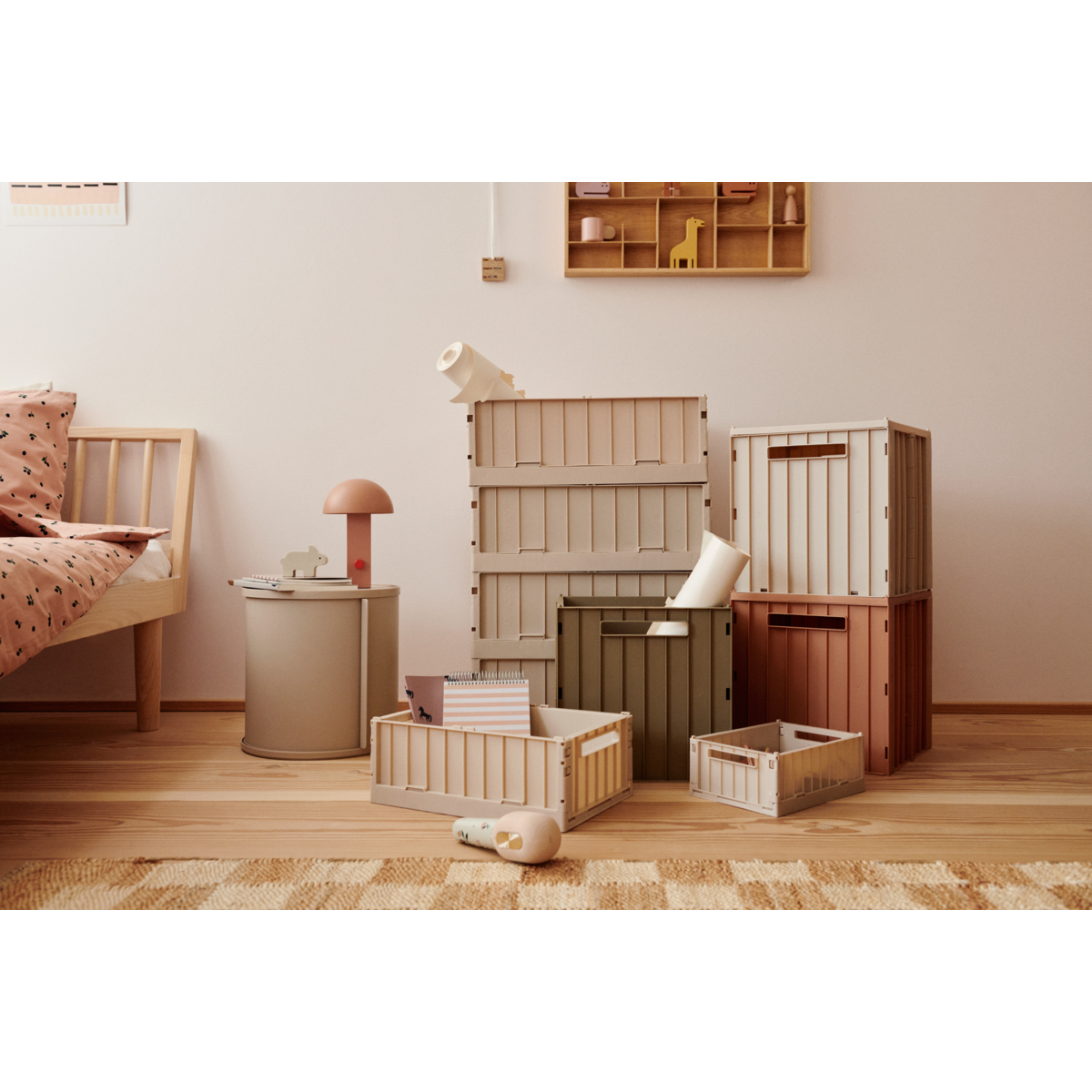 Aufbewahrungsbox Elijah Cotton Ballon LIEWOOD Stapel Kiste Ordnung Kinderzimmer Design