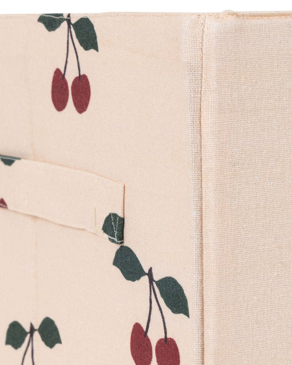Aufbewahrungsbox Kiste Box konges slojd cotton ballon kirsche cherry beige kinderzimmer design geschenk aufräumen storage - Aufbewahrungskiste Baumwolle 2er Set - Cotton Ballon | Family Concept Store - cherry -