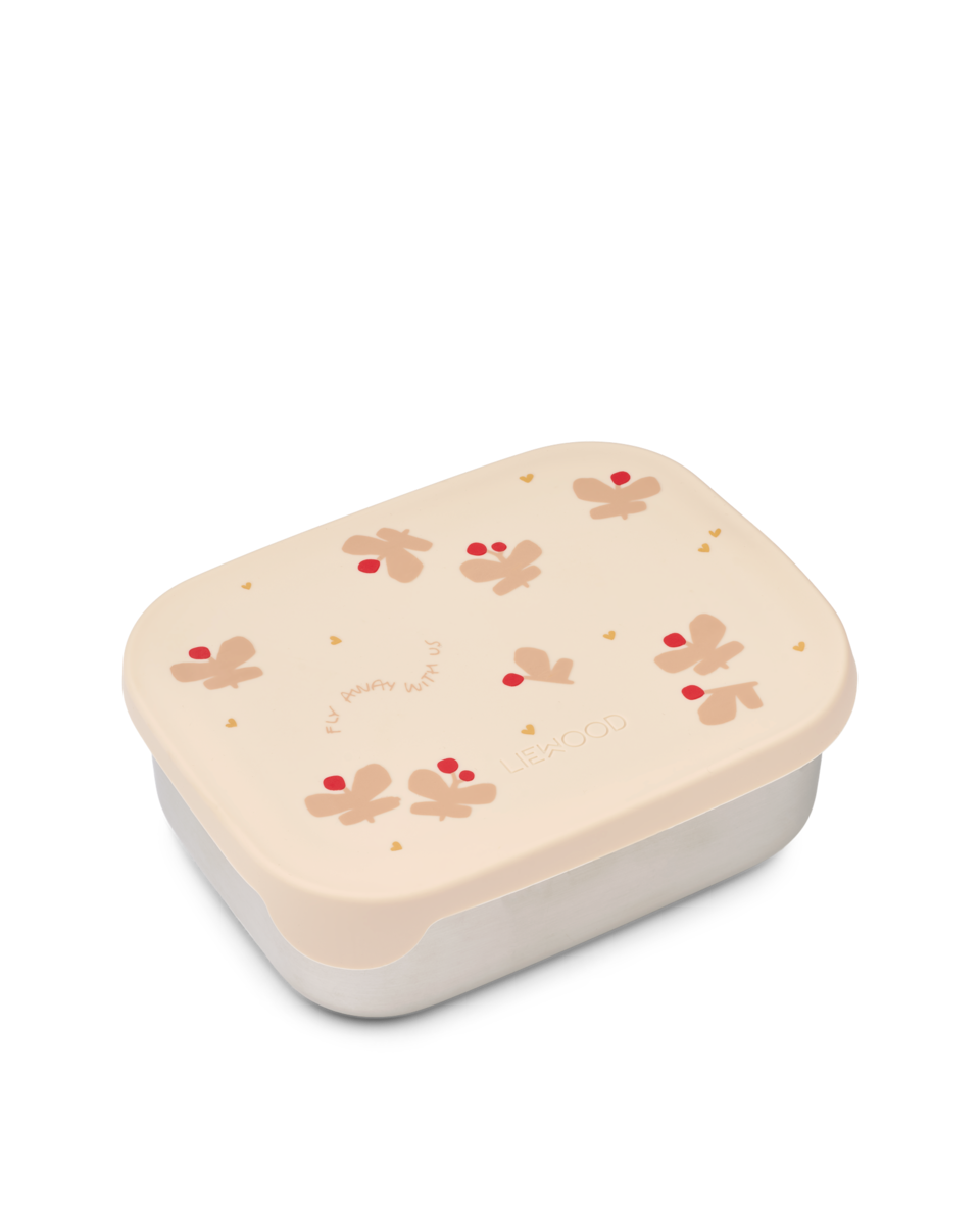 Brotdose Lunch Box liewood cotton ballon edelstahl metall silikon kindergarten krippe schule pause geschenk