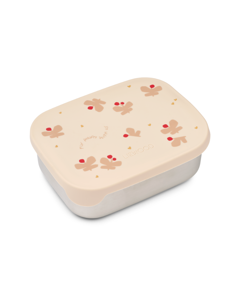 Brotdose Lunch Box liewood cotton ballon edelstahl metall silikon kindergarten krippe schule pause geschenk