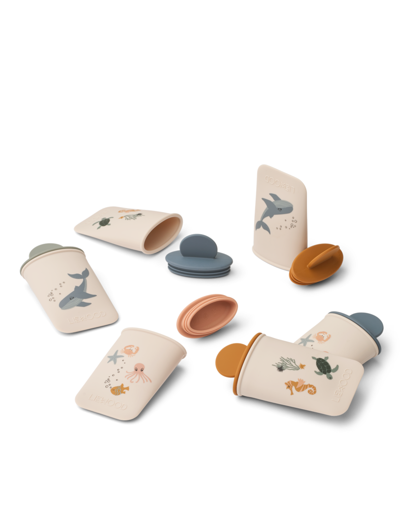 Eisformen Eis am Stiel selbstgemacht gesund snack Ice Lolly Pop Liewood cotton ballon silikon sommer sonne gefrier geschenk