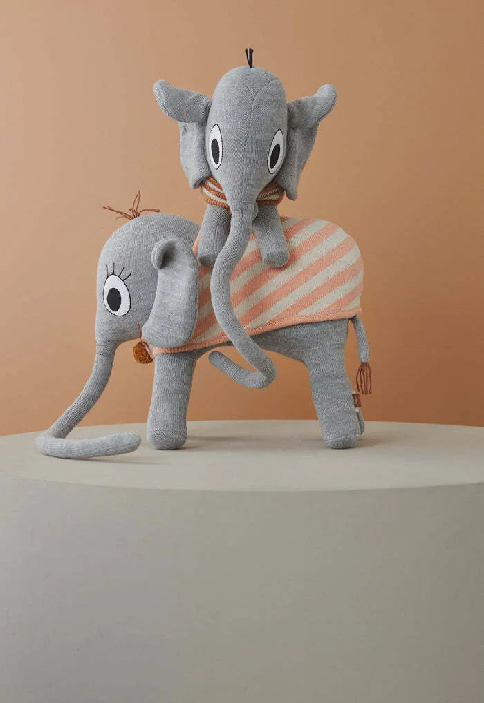 Elefant Dame Ramboline OYOY Cotton Ballon Kuscheltier Design Baby Kinder Geschenk Ostern Baumwolle Schlafen Kinderzimmer