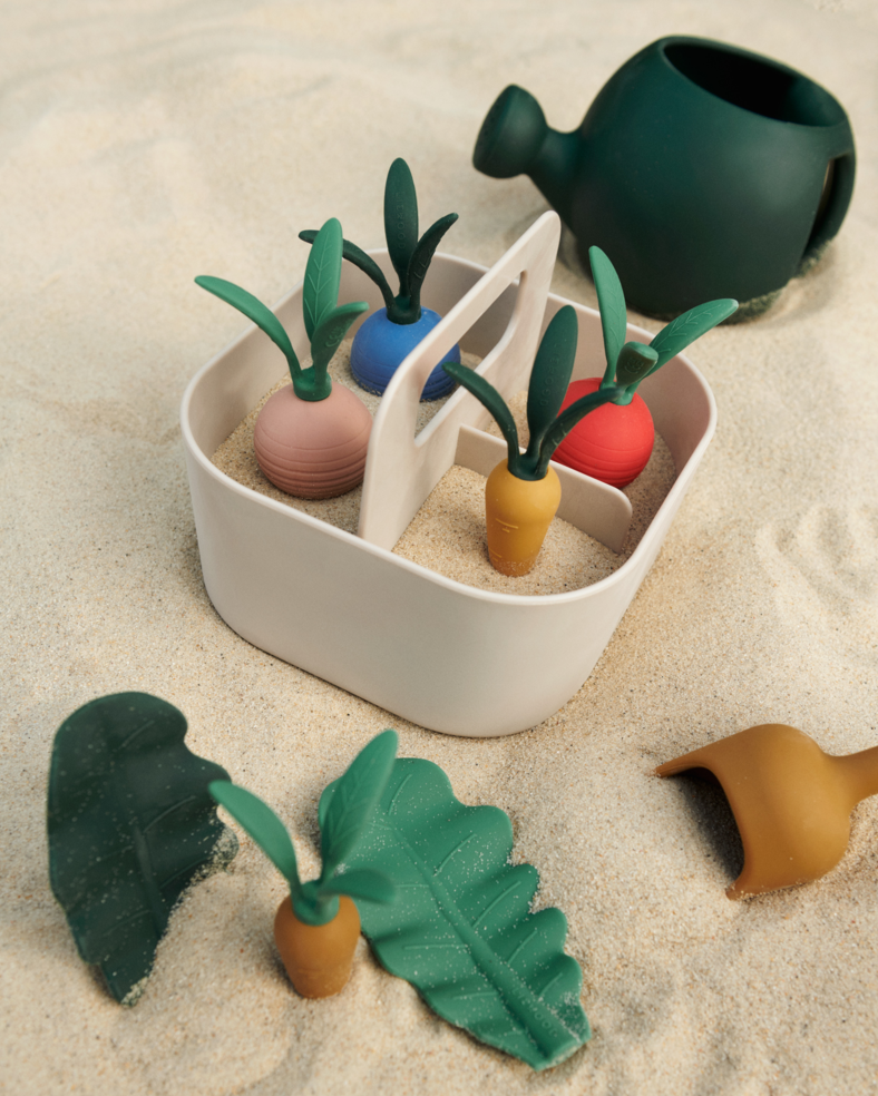 Garten Set Outdoor Spielzeug Cotton Ballon Liewood Aktivität Kinder Acacia Gartenspielset