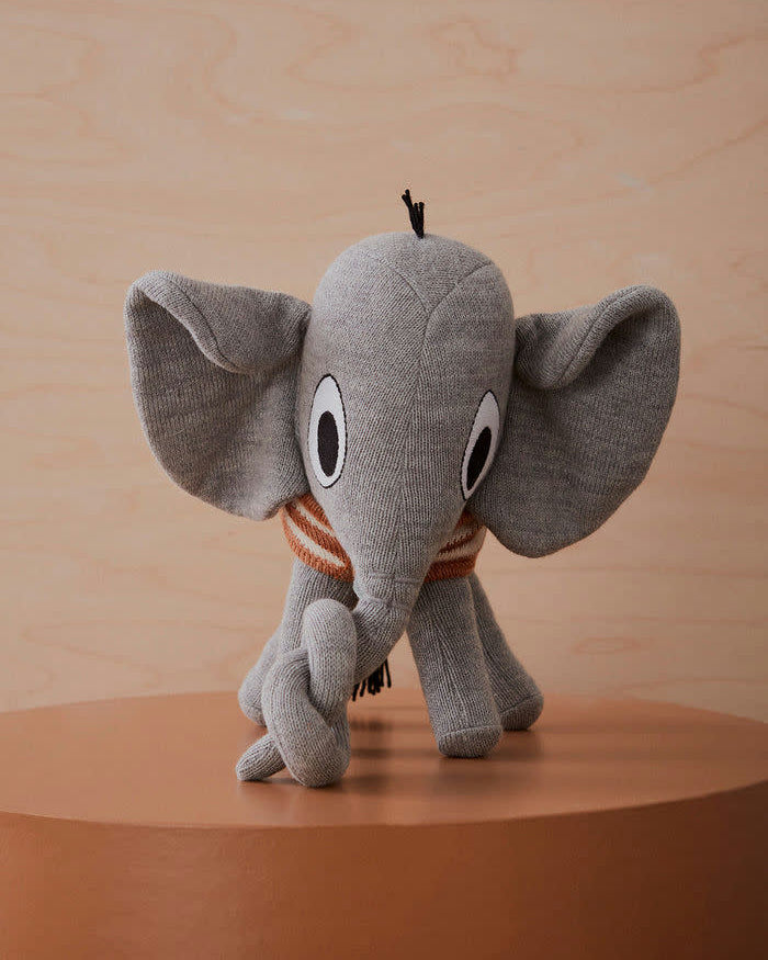 Kuscheltier Elefant Henry Cotton Ballon OYOY Design Kuschel Freund Baumwolle