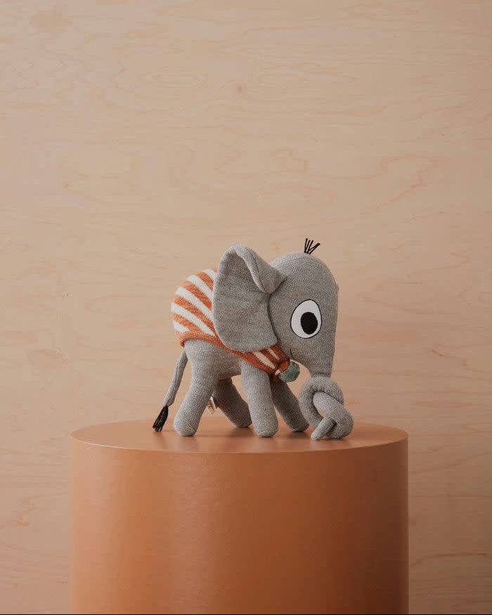 Kuscheltier Elefant Henry Cotton Ballon OYOY Design Kuschel Freund Baumwolle