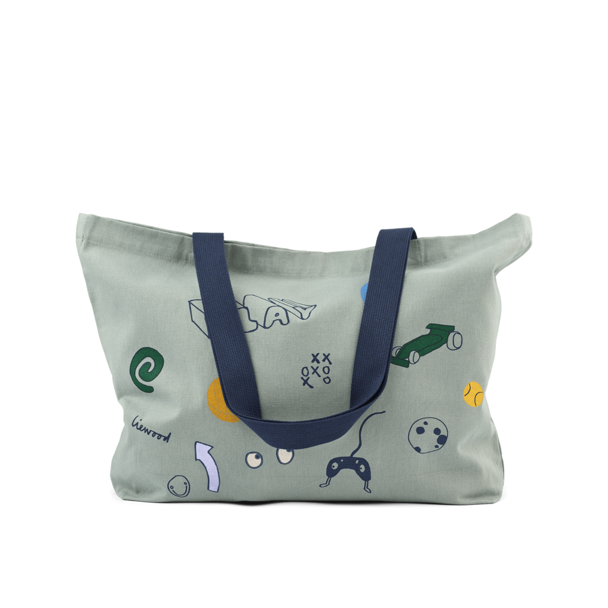 Große Tragetasche - Große Tragetasche - Cotton Ballon | Family Concept Store - play / dusty peppermint - Tragetasche