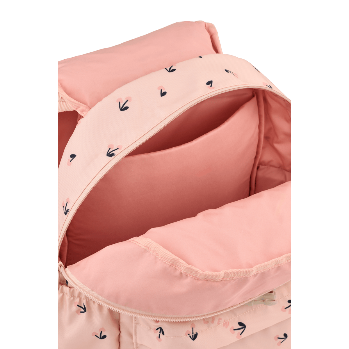 LIEWOOD Johnny Schulrucksack Cherry Heart / Rosey – Seitenansicht - Schulrucksack Johnny - Cotton Ballon | Family Concept Store - cherry heart / rosey - Rucksack