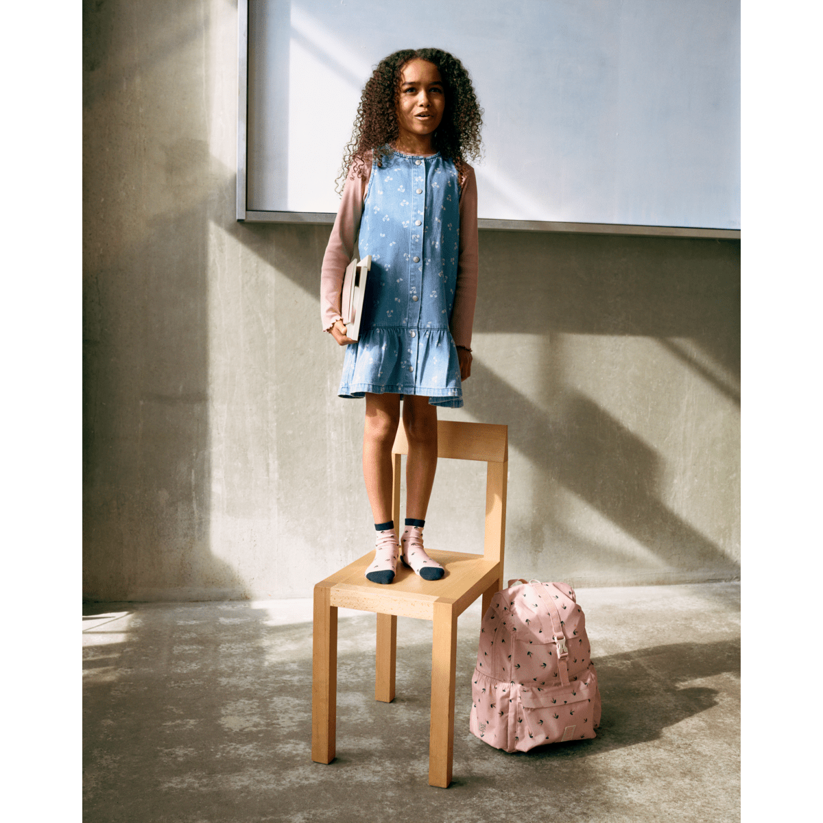 LIEWOOD Johnny Schulrucksack – reflektierende Details für Sicherheit auf dem Schulweg - Schulrucksack Johnny - Cotton Ballon | Family Concept Store - cherry heart / rosey - Rucksack