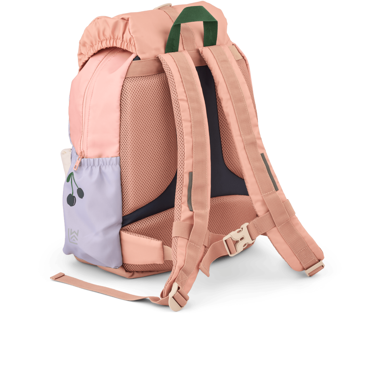 LIEWOOD Johnny Schulrucksack Mood Multi Mix – Rückansicht mit Schultergurten - Schulrucksack Johnny - Cotton Ballon | Family Concept Store - mood multi mix - Rucksack