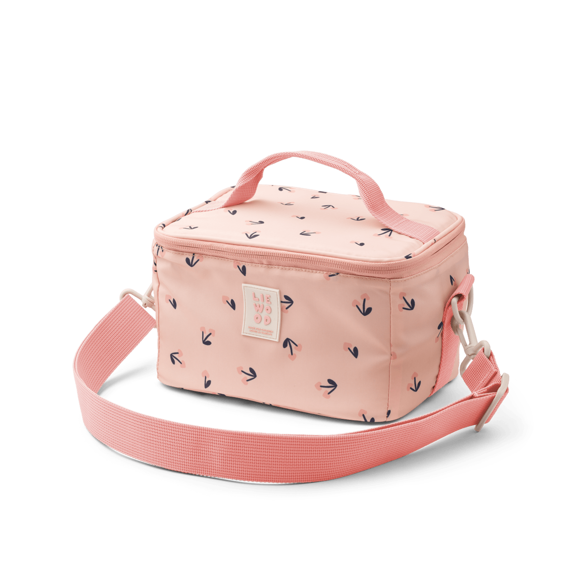 LIEWOOD Toby Thermo-Lunchtasche Cherry Heart / Rosey – Produktfoto - Thermo-Lunchtasche Toby - Cotton Ballon | Family Concept Store - cherry heart / rosey - Kühltasche