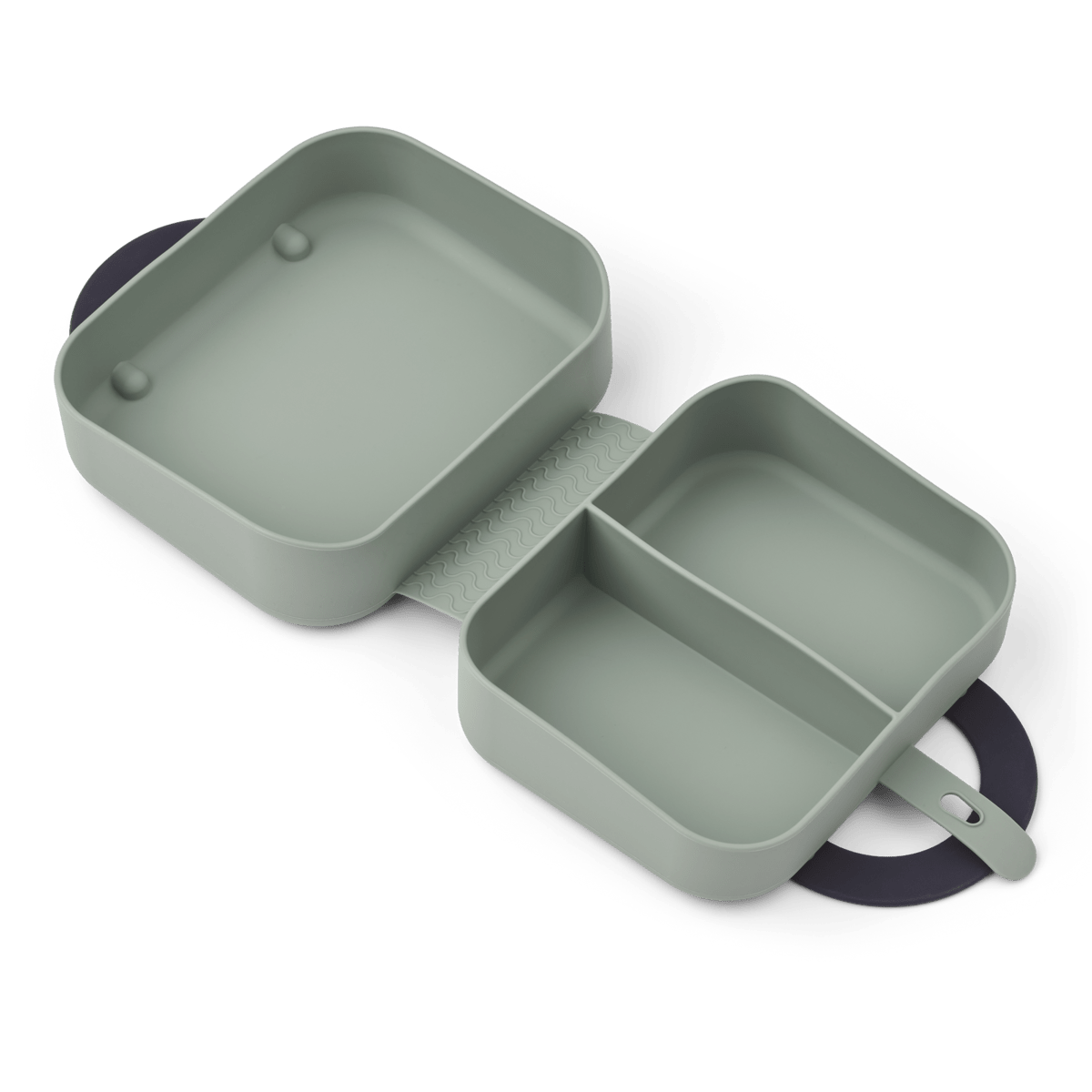 LIEWOOD Elara Lunchbox Play / Dusty Peppermint – geöffnet mit integrierter Trennwand - Faltbare Brotdose Elara - Cotton Ballon | Family Concept Store - play / dusty peppermint - Lunchbox