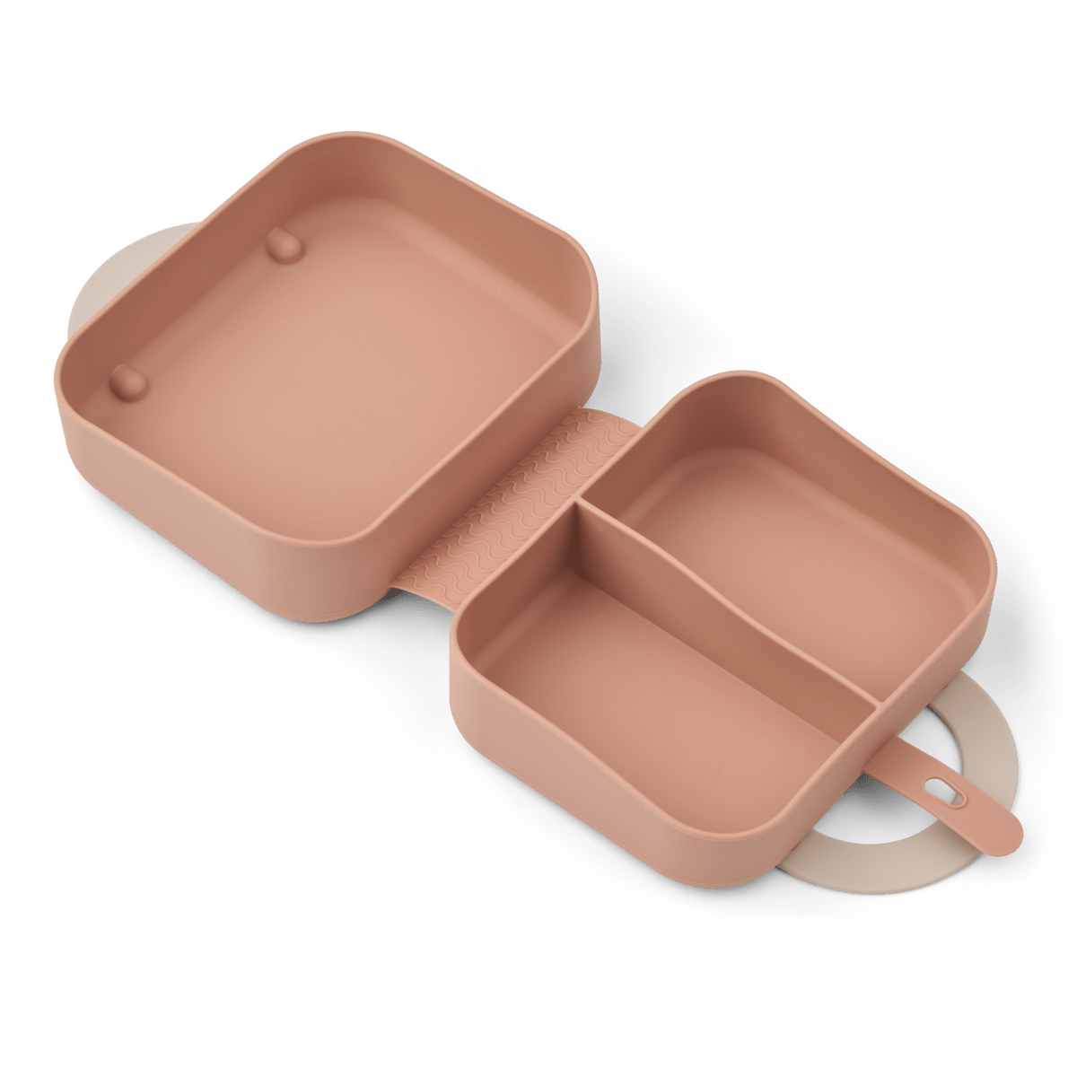 LIEWOOD Elara Lunchbox Mood / Pale Tuscany – geöffnet mit integrierter Trennwand - Faltbare Brotdose Elara - Cotton Ballon | Family Concept Store - mood / pale tuscany - Lunchbox