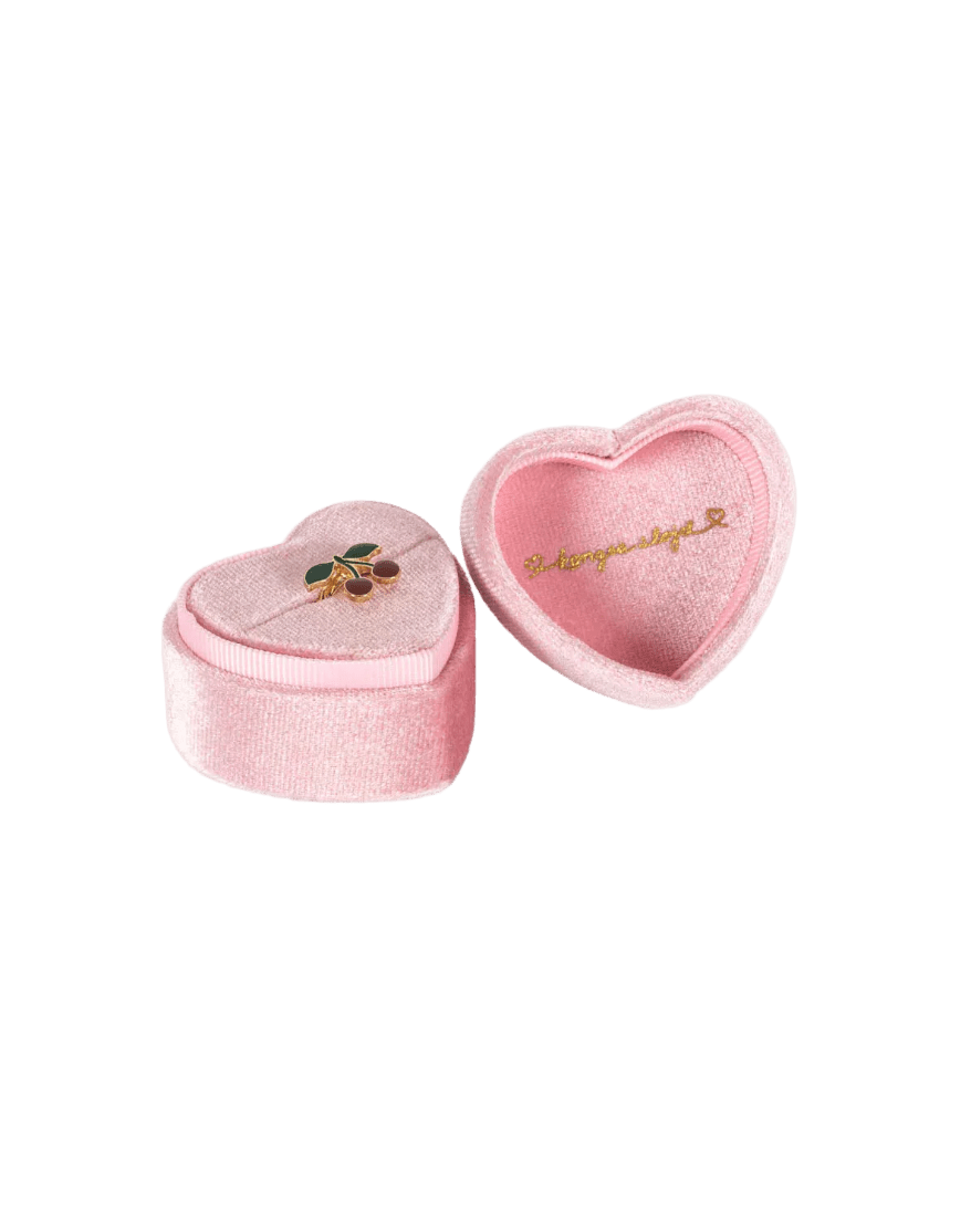 Love Ring Cherry Cotton Ballon Konges Sløjd Schenken Mädchen Geschenk Rosa Kirsche Schmuck Kette Ring Design - Ring Cherry - Cotton Ballon | Family Concept Store -