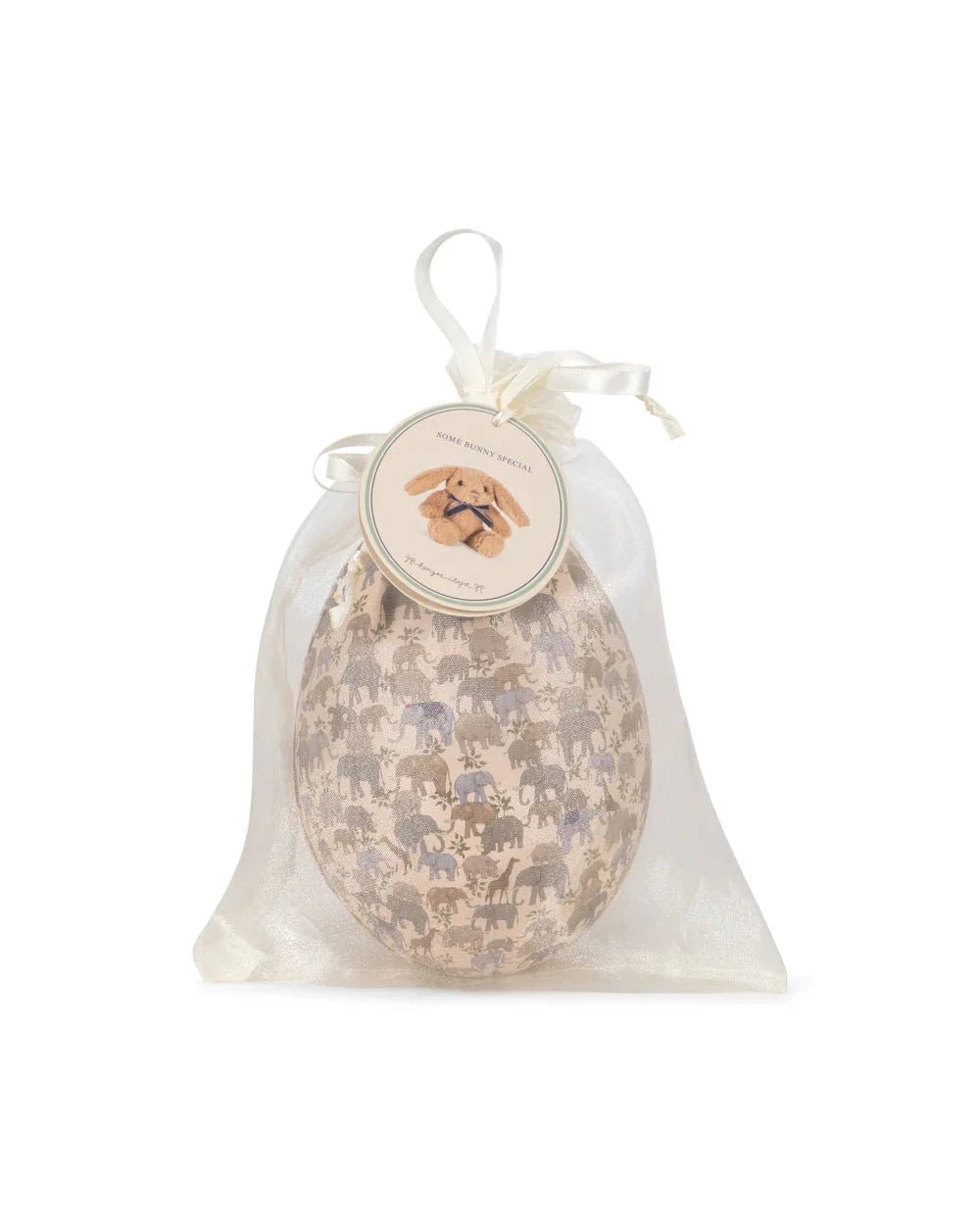 Osterei Ostern Geschenk Teddy Hase konges slojd cotton ballon baby kuscheltier - Osterei mit Kuschelhase - Cotton Ballon | Family Concept Store - safari -