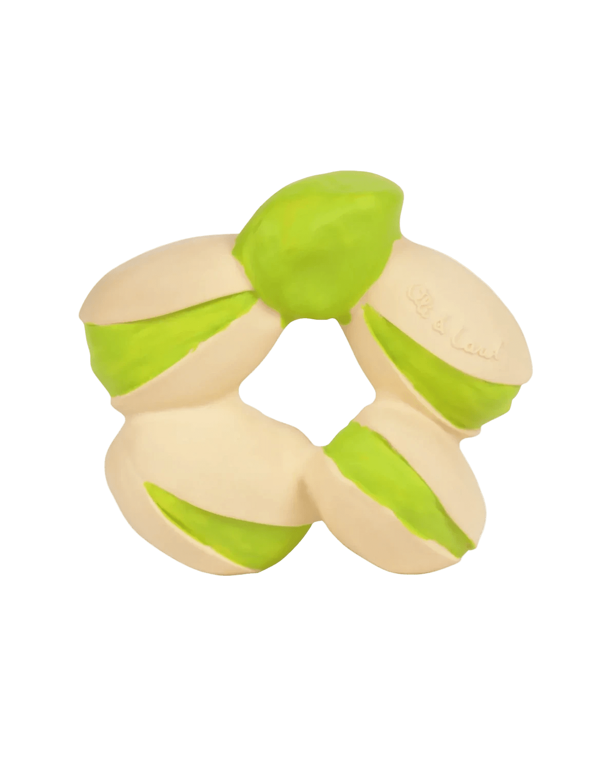 Patricio the Pistachio Oli Carol Cotton Ballon Pistazie Beißring Spielzeug Beißspielzeug Gummifrucht Baby - Babyspielzeug Patricio the Pistachio - Cotton Ballon | Family Concept Store -