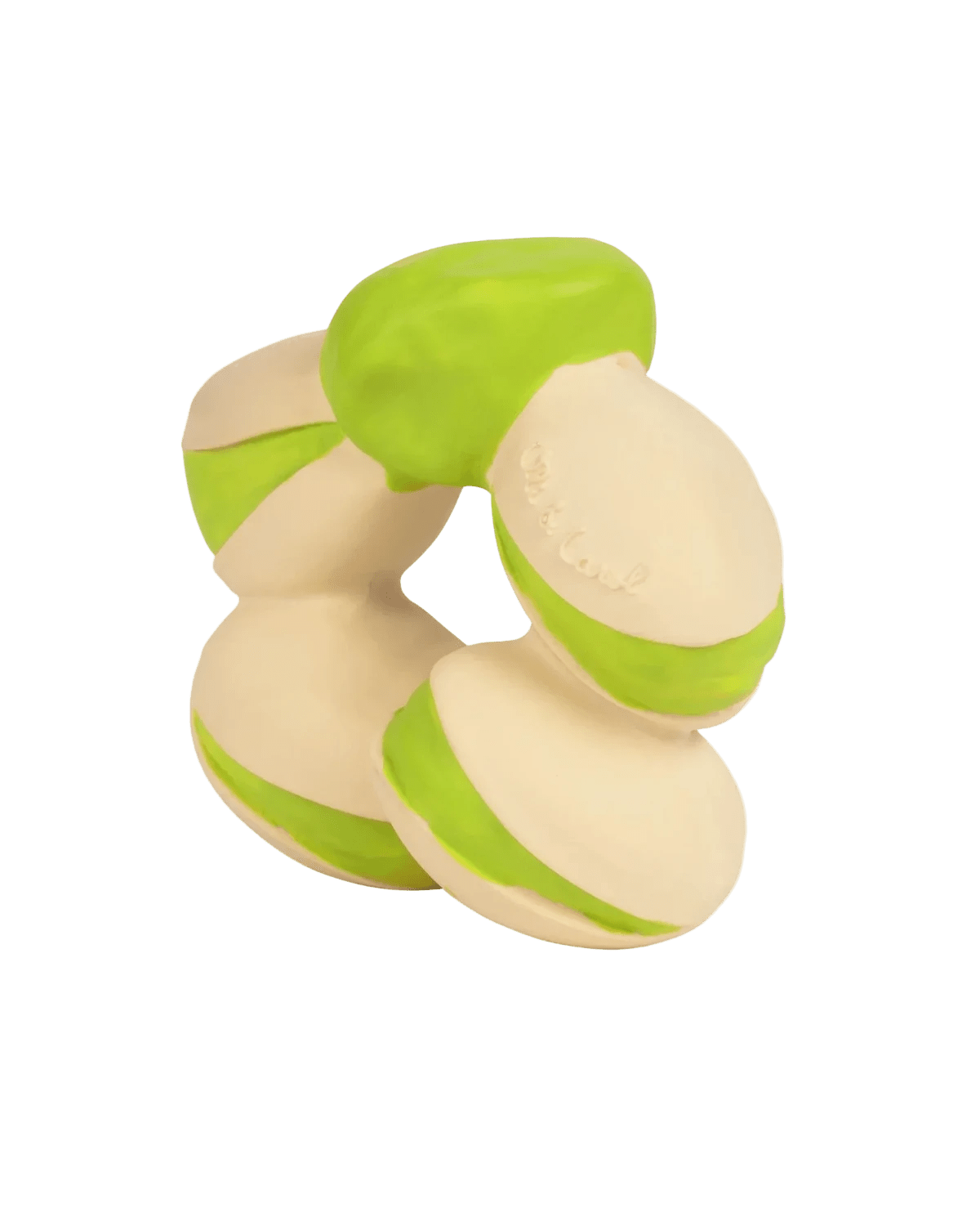 Patricio the Pistachio Oli Carol Cotton Ballon Pistazie Beißring Spielzeug Beißspielzeug Gummifrucht Baby - Babyspielzeug Patricio the Pistachio - Cotton Ballon | Family Concept Store -