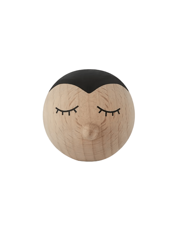 Pinguinhaken Cotton Ballon OYOY Wand Haken Tier Holz Kinderzimmer Garderobe Kinder Interior Design - Wandhaken Pinguin - Cotton Ballon | Family Concept Store -