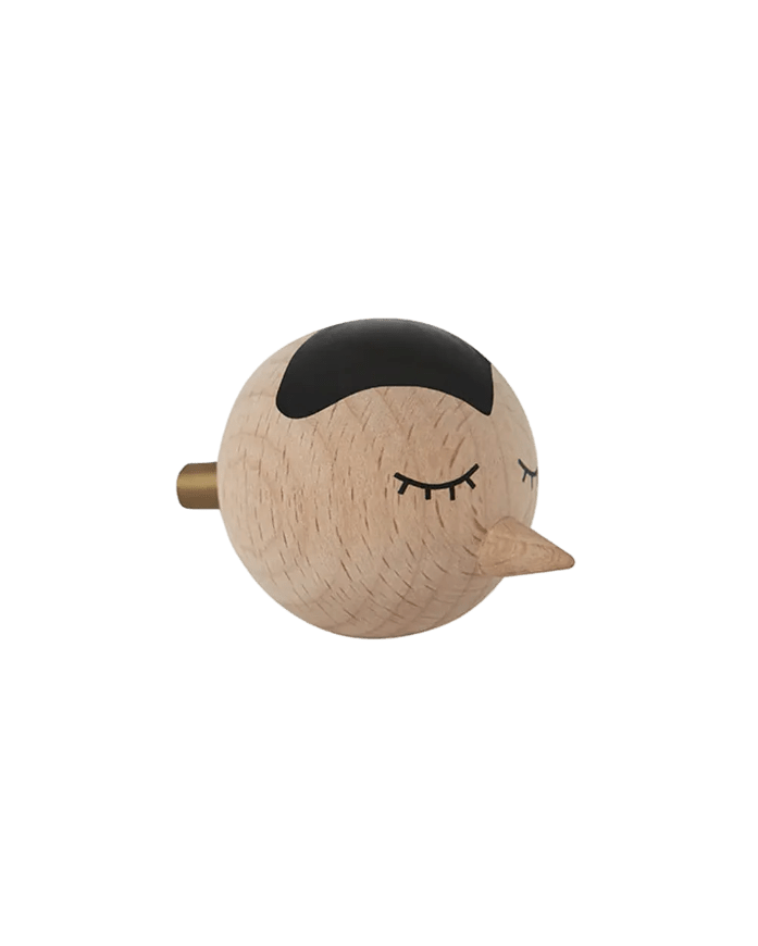 Pinguinhaken Cotton Ballon OYOY Wand Haken Tier Holz Kinderzimmer Garderobe Kinder Interior Design - Wandhaken Pinguin - Cotton Ballon | Family Concept Store -
