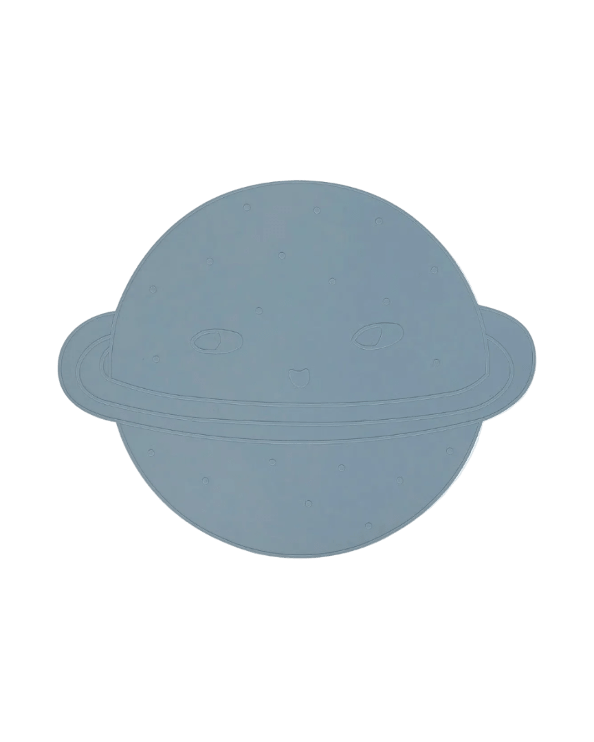 Planet Tischset Cotton Ballon OYOY Unterlage Universum Schutz Tisch Essen Silikon Design - Tischset Planet blau - Cotton Ballon | Family Concept Store -