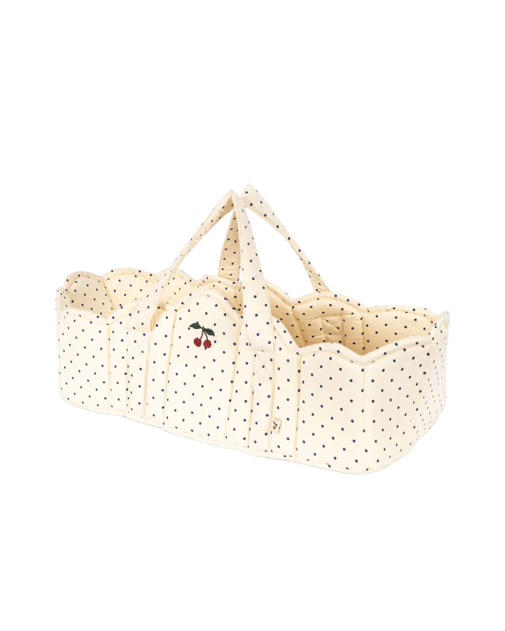 Puppentrage Tasche Mädchen Zubehör Puppe konges slojd cotton ballon Punkte Kirsche Geschenk