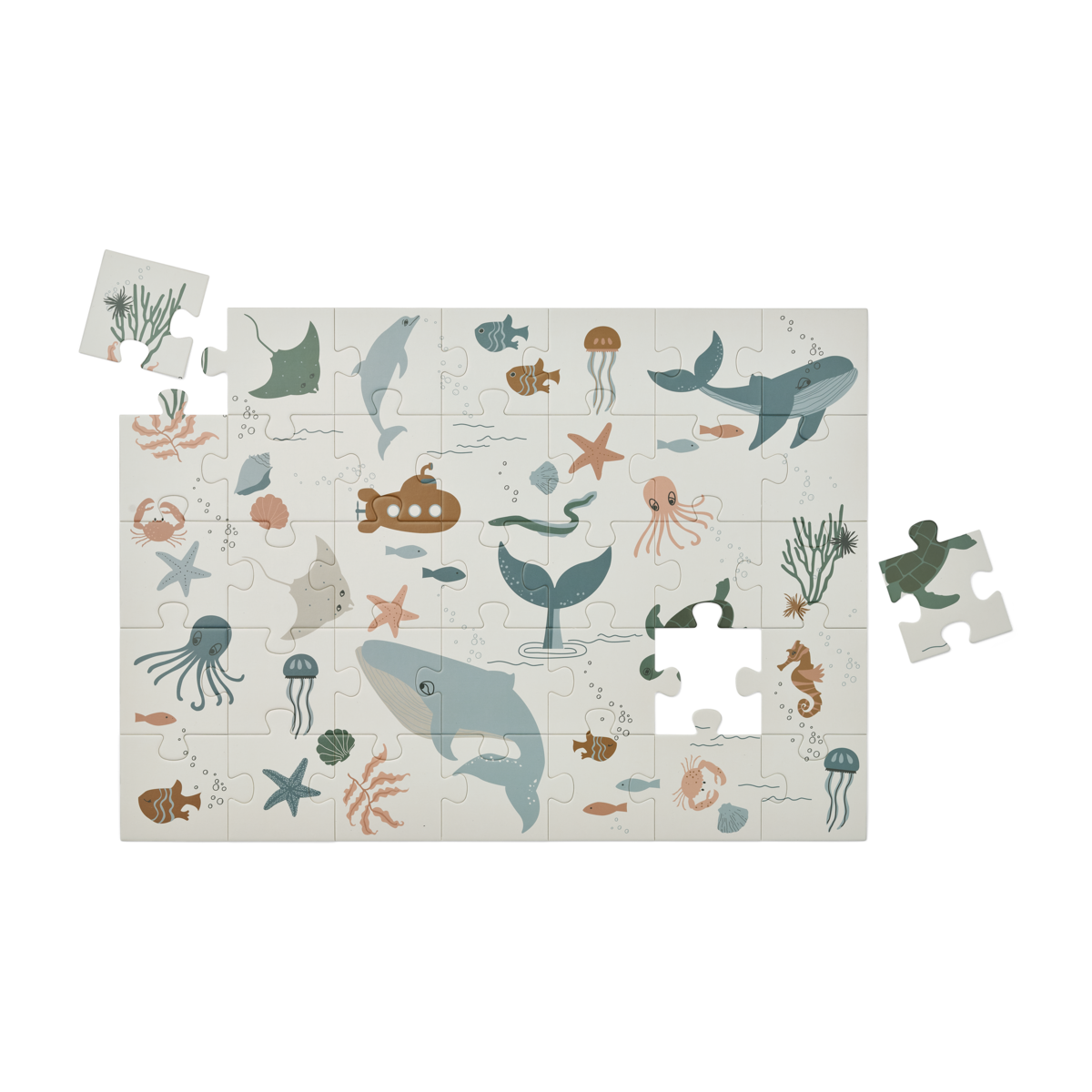 Puzzle Jimmie LIEWOOD Cotton Ballon Unterwasser Wal Fische Kinder Spiel