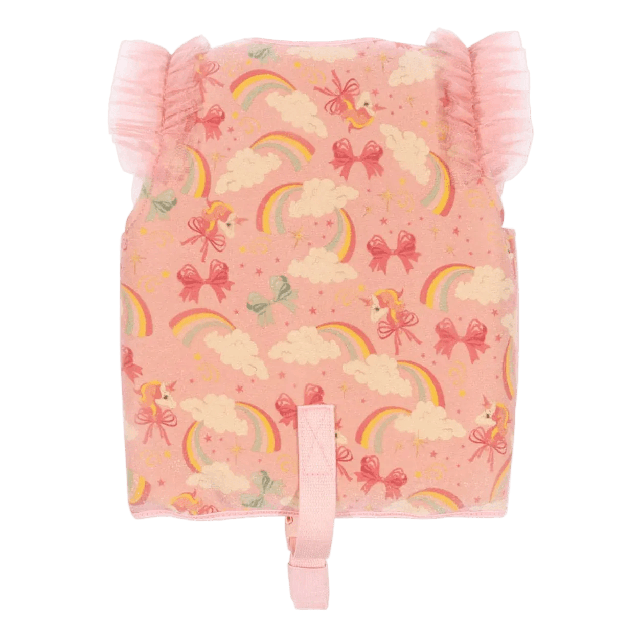 Schwimmweste Amelia Cotton Ballon Konges Sløjd Einhorn Schleife Regenbogen Rosa Mädchen Girl Schwimmen Lernen Sicher Baden Urlaub - Schwimmweste Amelia Regenbogen - Cotton Ballon | Family Concept Store - 1 – 2 Jahre -