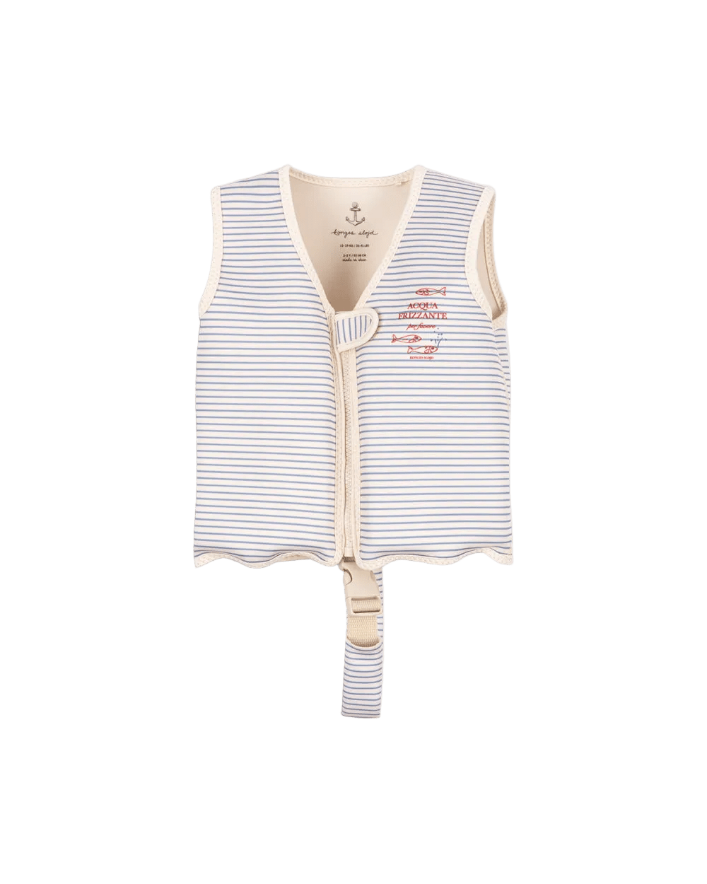 Schwimmweste Ellis Weste Schwimmen Urlaub konges slojd cotton ballon kinder baby wasser sicherheit weste - Schwimmweste Ellis - Cotton Ballon | Family Concept Store - acqua frizzante - 1 – 2 Jahre -