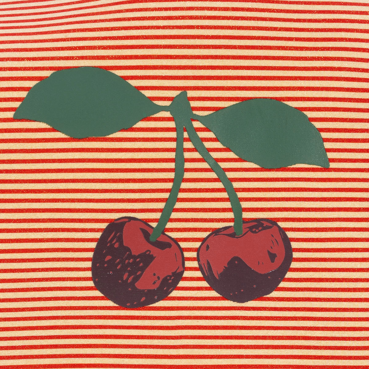 Schwimmweste Glitter Stripe Streifen Glitzer Kirsche Cotton Ballon Konges Sløjd Rot Mädchen Girl Schwimmen Lernen Sicher Baden Urlaub