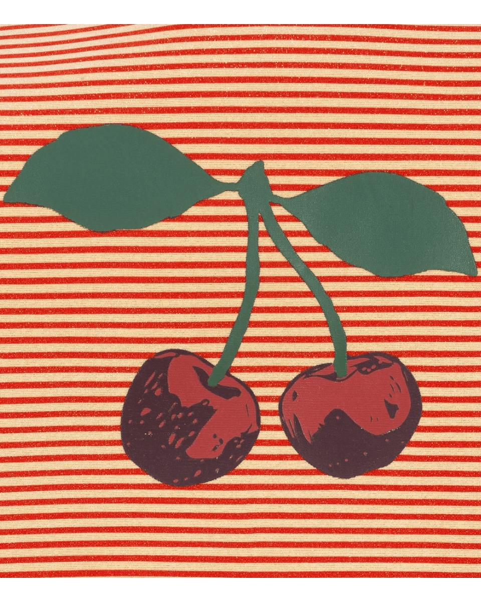 Schwimmweste Glitter Stripe Streifen Glitzer Kirsche Cotton Ballon Konges Sløjd Rot Mädchen Girl Schwimmen Lernen Sicher Baden Urlaub - Schwimmweste Glitter Stripe - Cotton Ballon | Family Concept Store - 1 – 2 Jahre -