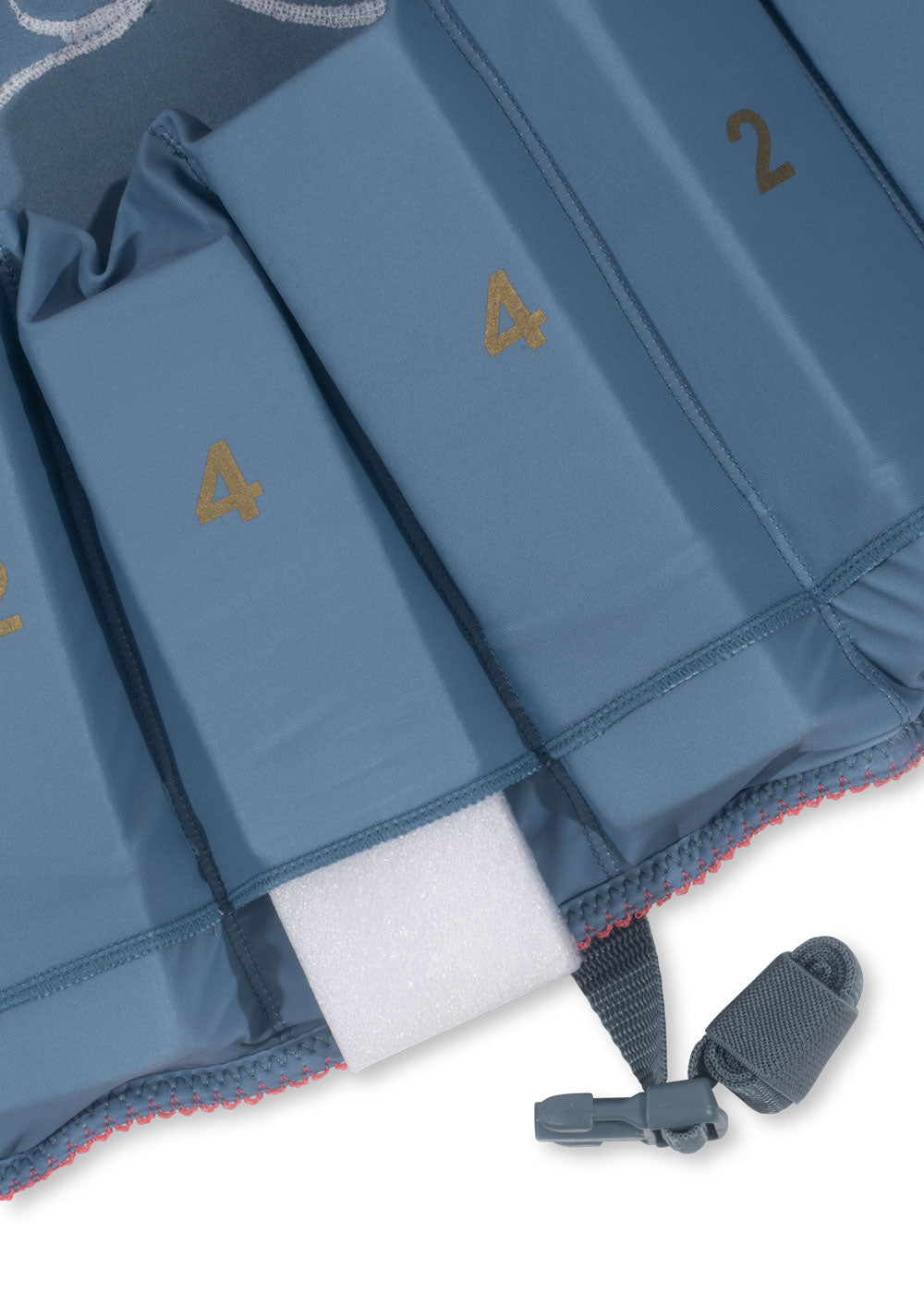 Schwimmweste Soline Cotton Ballon Konges Sløjd Sicher Schwimmen Lernen Urlaub Baden Design Karo Schleife Mädchen