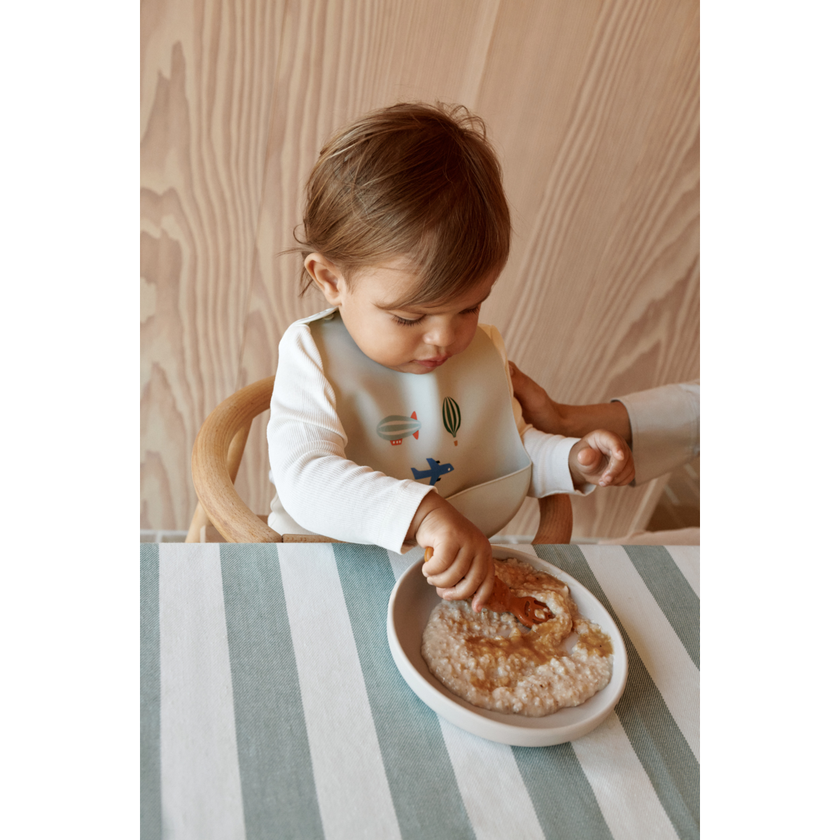 Silikon Lätzchen Tilda Cotton Ballon LIEWOOD Essen Baby Beikost Kinder Design