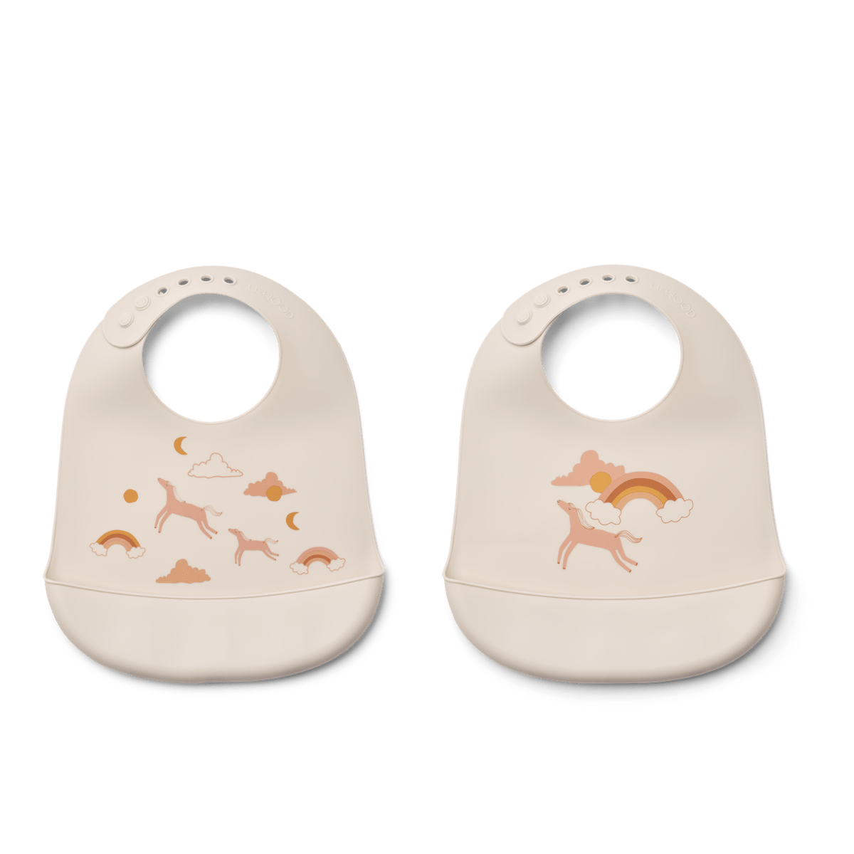 Silikon Lätzchen Tilda Cotton Ballon LIEWOOD Essen Baby Beikost Kinder Design - Lätzchen Tilda Silikon 2er Set - Cotton Ballon | Family Concept Store - Dream -