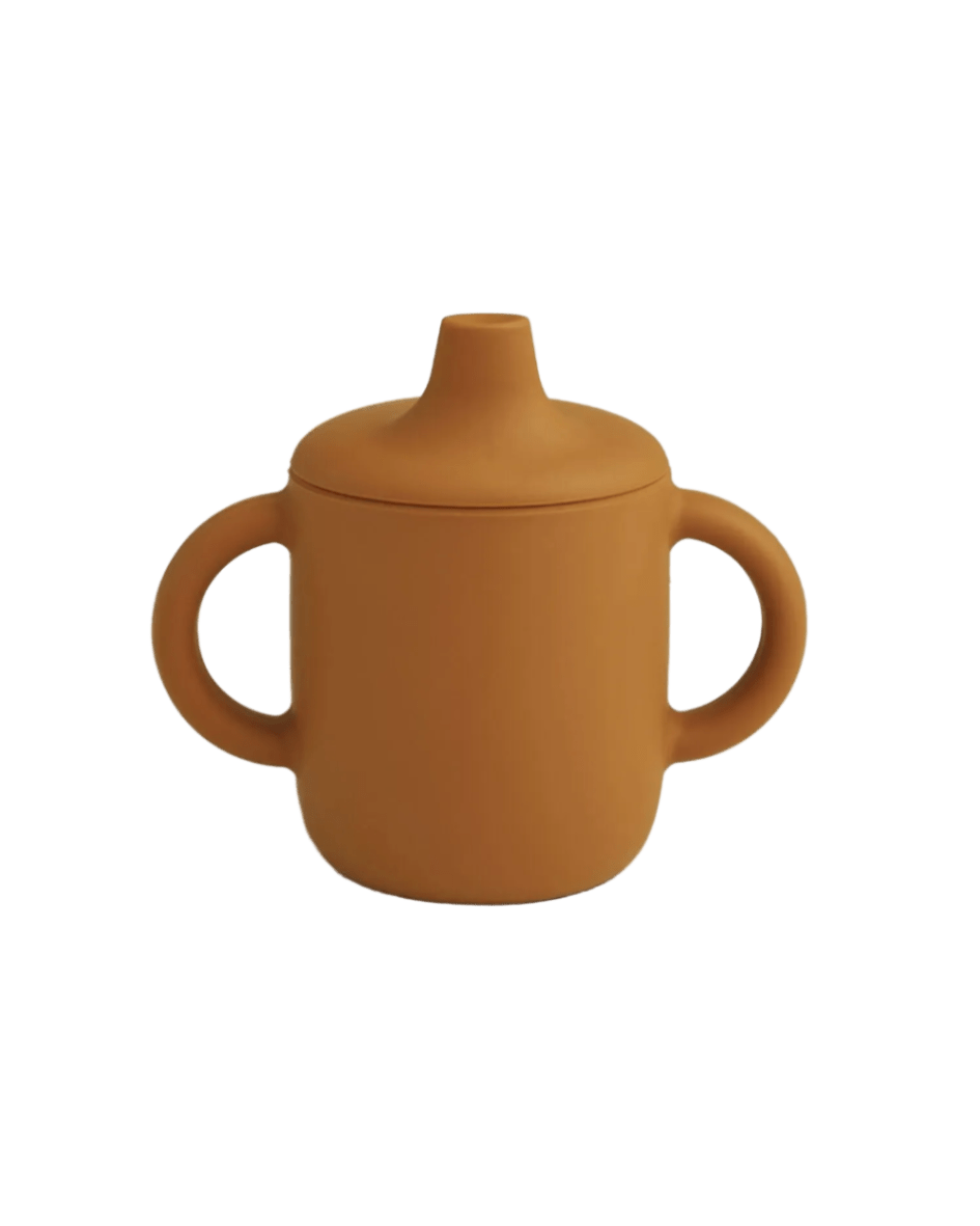 Silikon Trinkbecher Neil mustard kaufen cotton ballon Schnabeltasse Design Trinken Tasse Baby Kinder - Trinkbecher Neil mustard - Cotton Ballon | Family Concept Store -