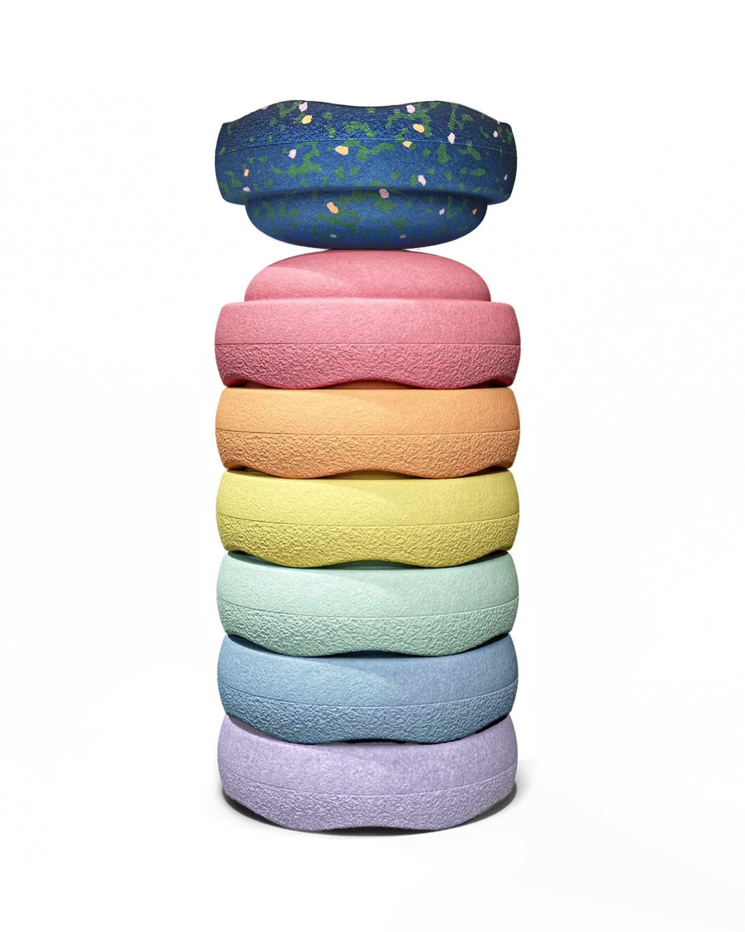 Stapelstein® Spring Special Mini rainbow pastel