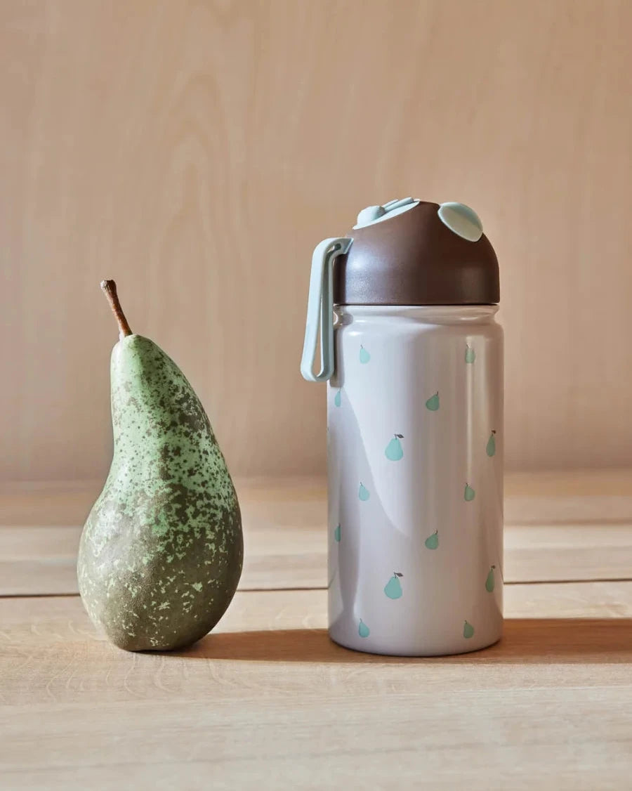 Thermosflasche Birne aus der renommierten Yummi Kollektion von OYOY Cotton Ballon Flasche Trinkflasche Kinder