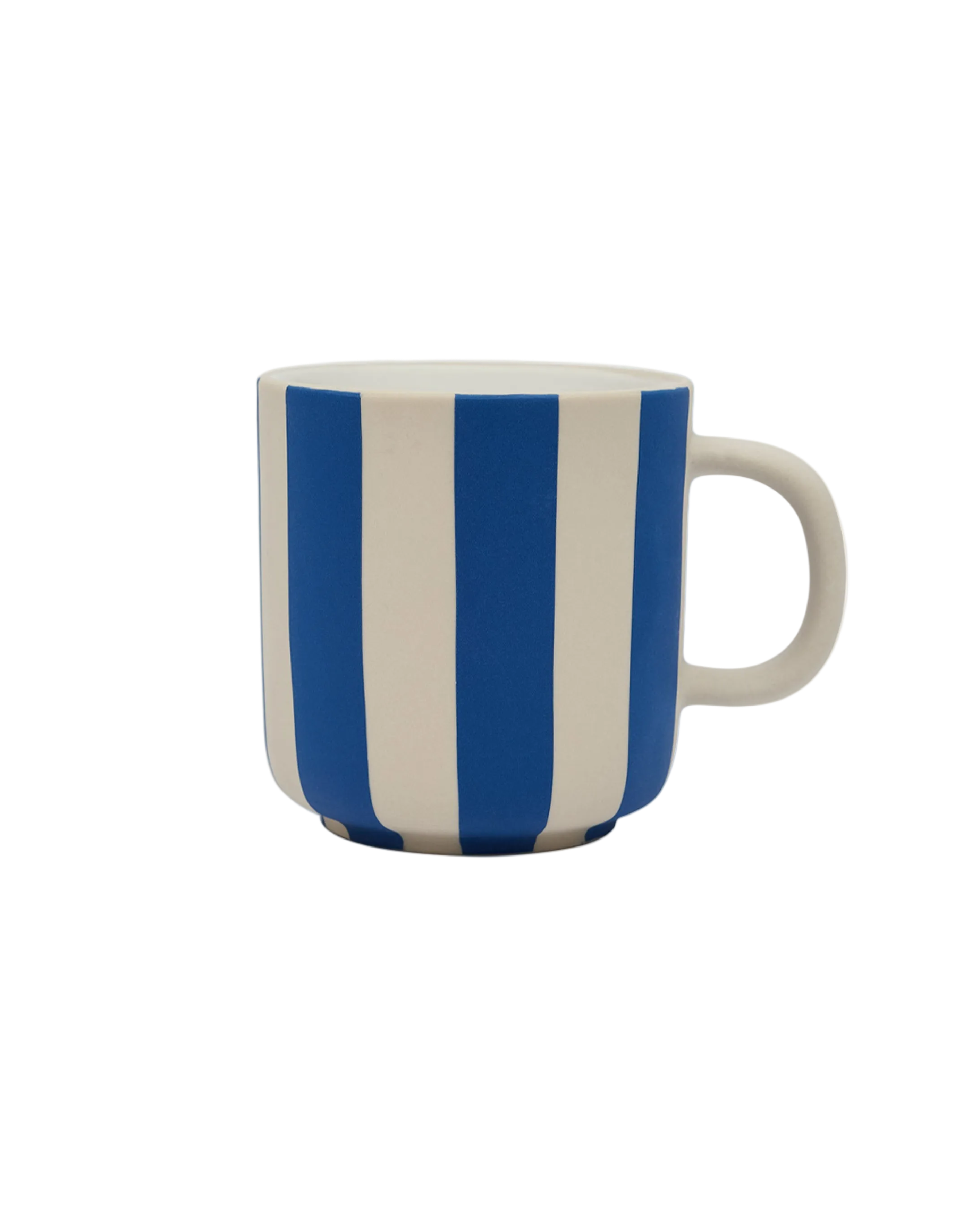Toppu Becher OYOY Klassiker Design Tasse Cotton Ballon blau weiß gestreift