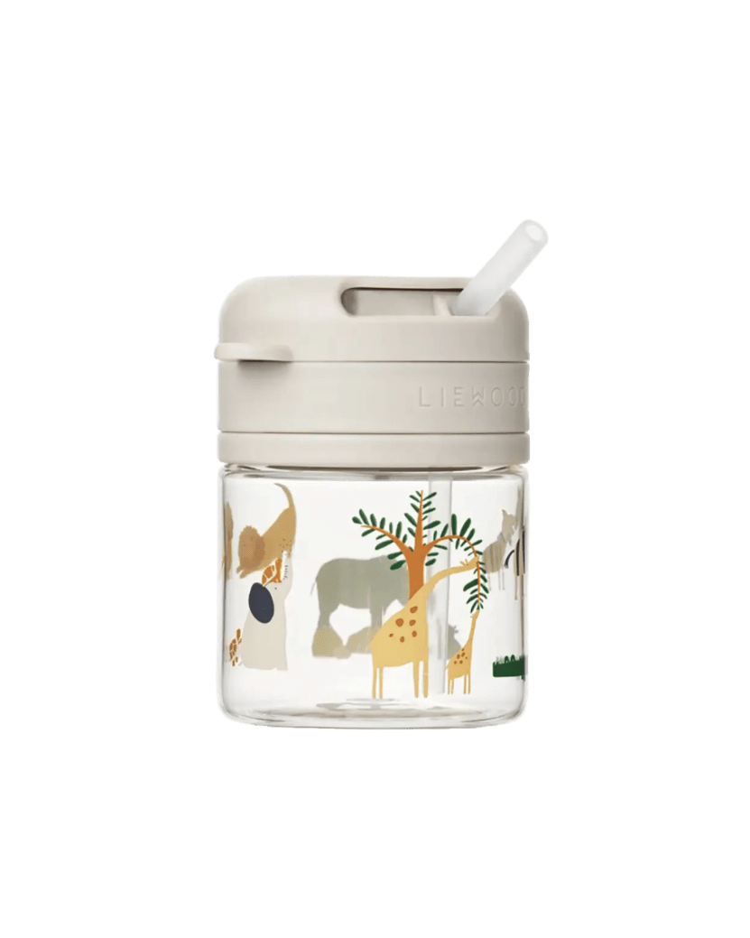 Trinkbecher Pavia Cotton Ballon Trinkhalm LIEWOOD Trinken Baby Kinder Design Silikon Strohhalm Becher Tasse - Trinkbecher Pavia - Cotton Ballon | Family Concept Store - all together Sandy -