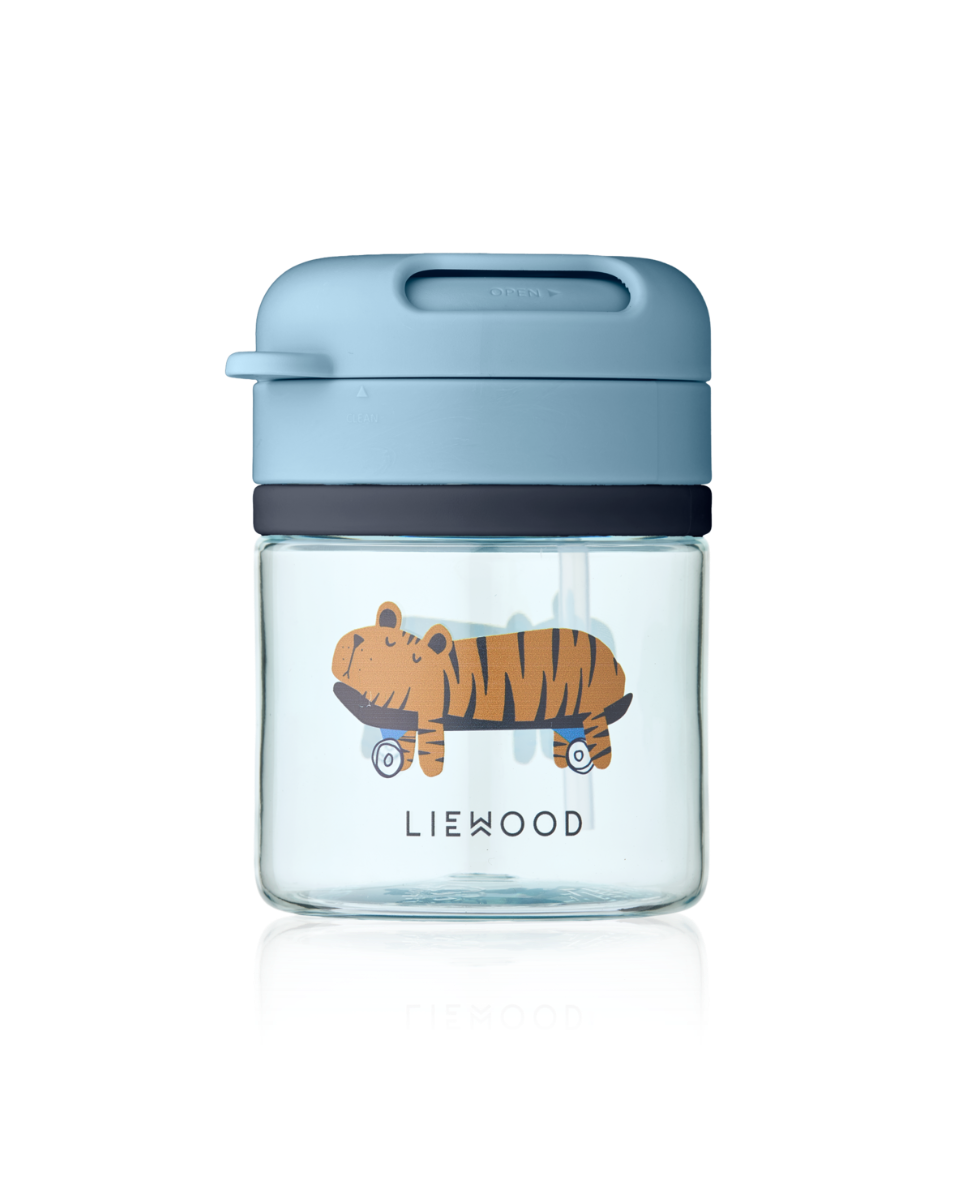 Trinkbecher Pavia Cotton Ballon Trinkhalm LIEWOOD Trinken Baby Kinder Design Silikon Strohhalm Becher Tasse