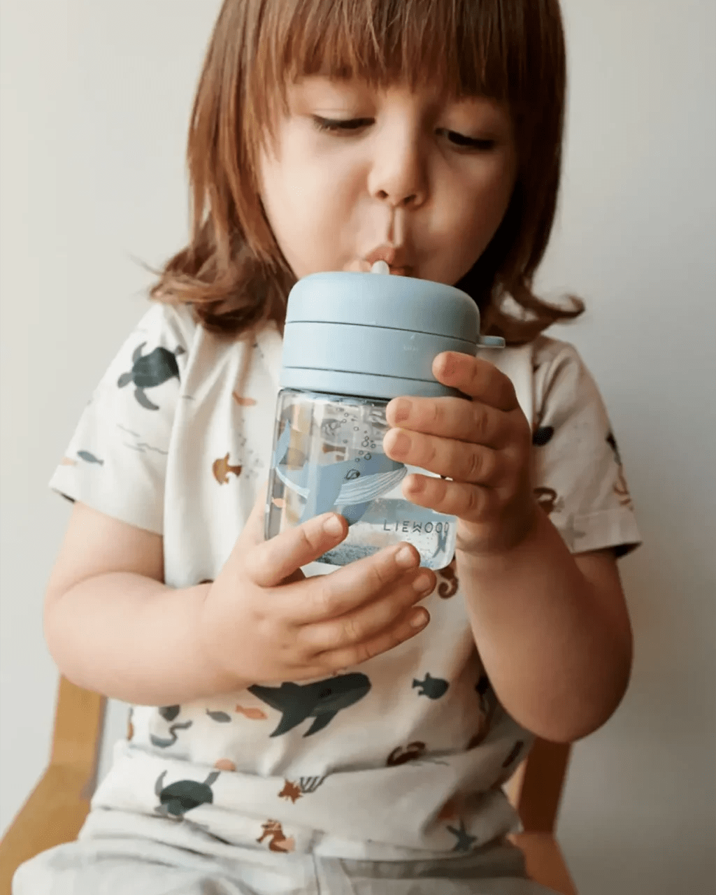 Trinkbecher Pavia Cotton Ballon Trinkhalm LIEWOOD Trinken Baby Kinder Design Silikon Strohhalm Becher Tasse - Trinkbecher Pavia - Cotton Ballon | Family Concept Store - all together Sandy -