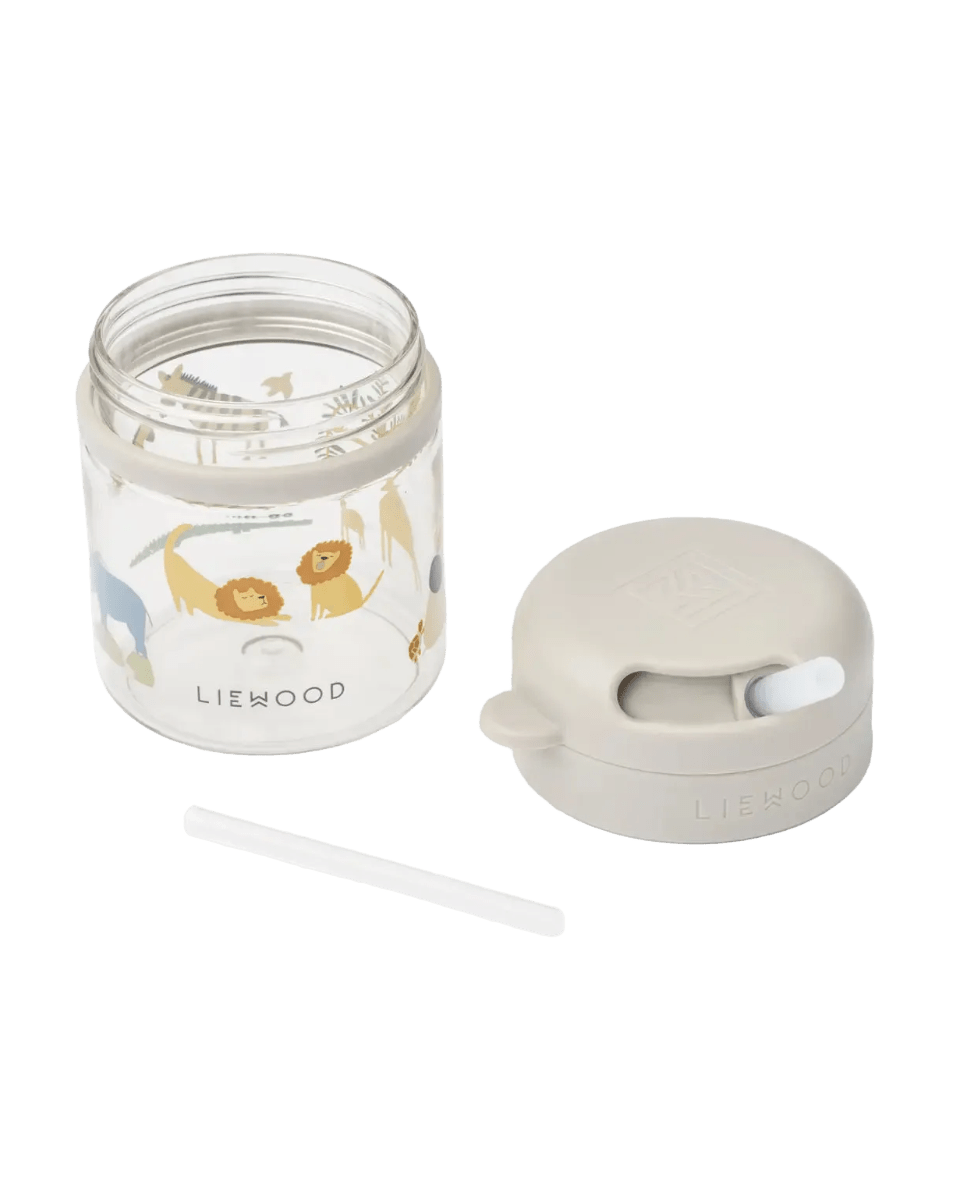 Trinkbecher Pavia Cotton Ballon Trinkhalm LIEWOOD Trinken Baby Kinder Design Silikon Strohhalm Becher Tasse - Trinkbecher Pavia - Cotton Ballon | Family Concept Store - all together Sandy -