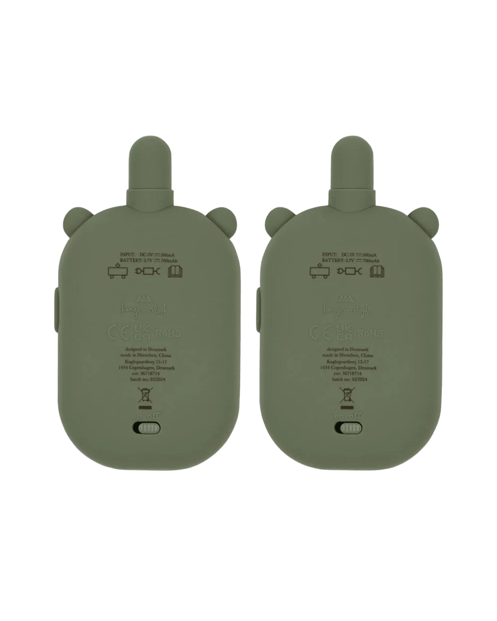 Walkie Talkie Set Olivine konges slojd cotton ballon grün Geschenk Outdoor Spiel Verstecken - Walkie Talkie Olive - Cotton Ballon | Family Concept Store -