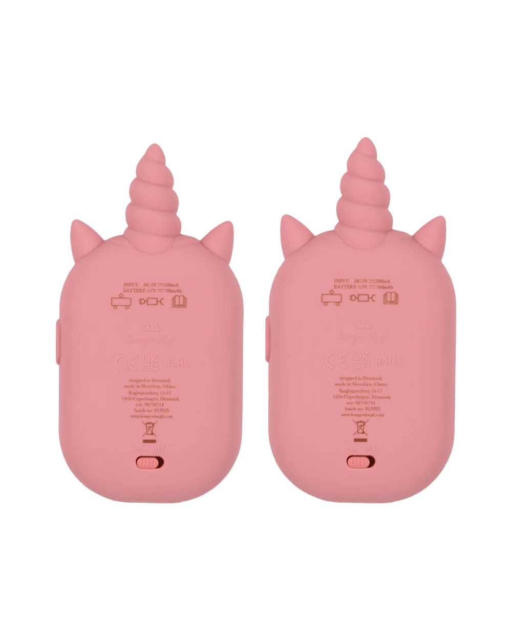 Walkie Talkie rosa glitzer konges slojd cotton ballon Spiel Outdoor Geschenk Mädchen Einhorn - Walkie Talkie Glitzer Einhorn - Cotton Ballon | Family Concept Store -
