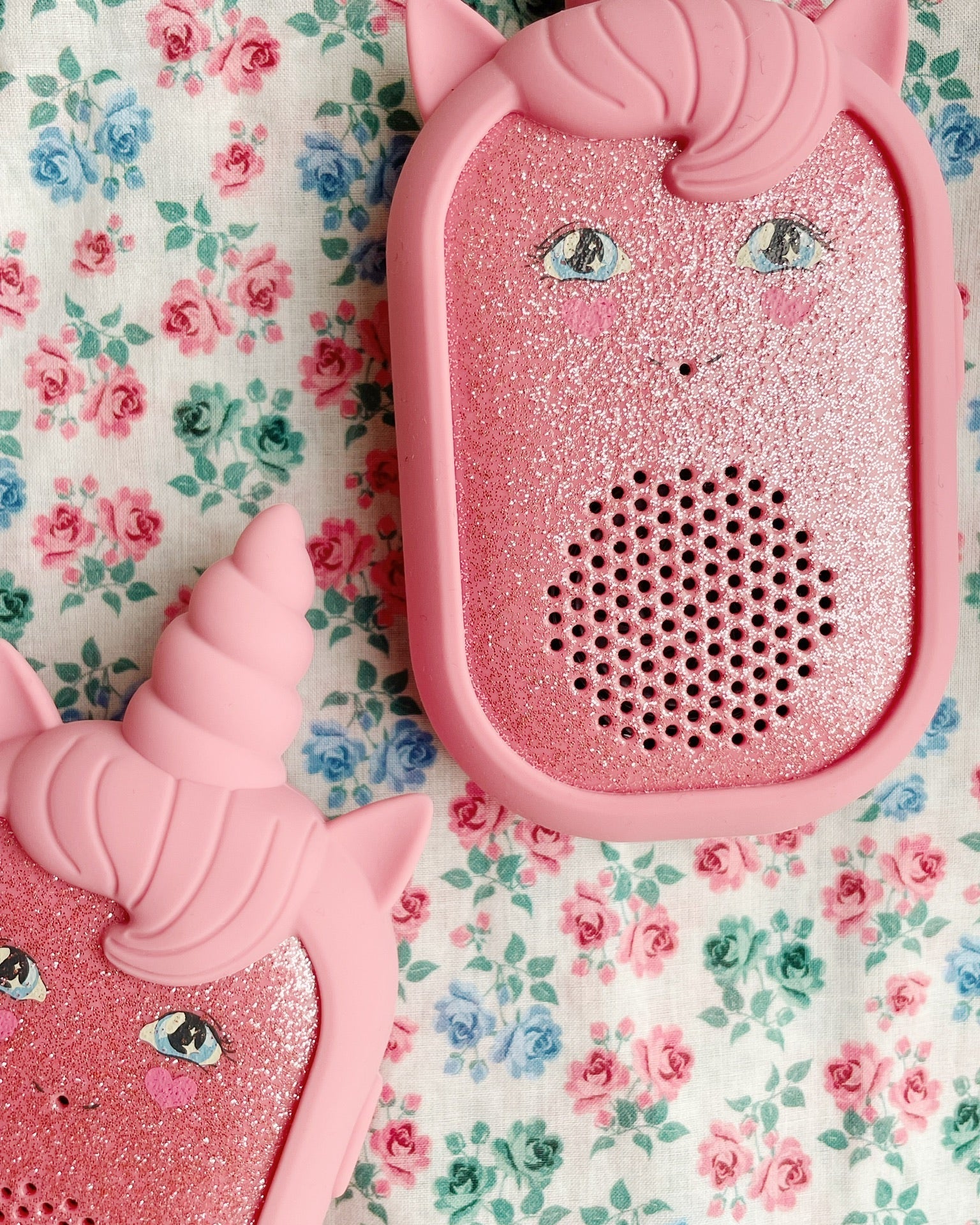 Walkie Talkie rosa glitzer konges slojd cotton ballon Spiel Outdoor Geschenk Mädchen Einhorn - Walkie Talkie Glitzer Einhorn - Cotton Ballon | Family Concept Store -