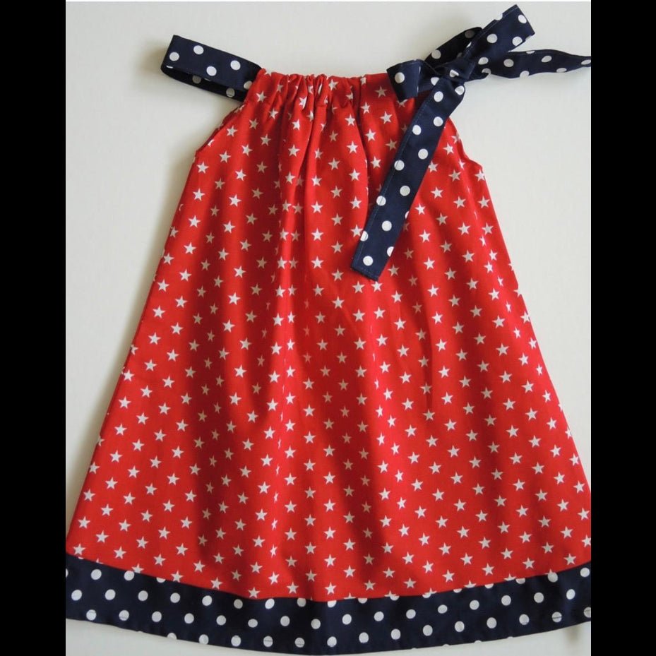 Trägerkleidchen - Kleid für Mädchen, Schwestern & Zwillinge - Trägerkleidchen - Kleid für Mädchen, Schwestern & Zwillinge - Cotton Ballon | Family Concept Store - dunkelblau - Sterne - 80-92 - Kleid