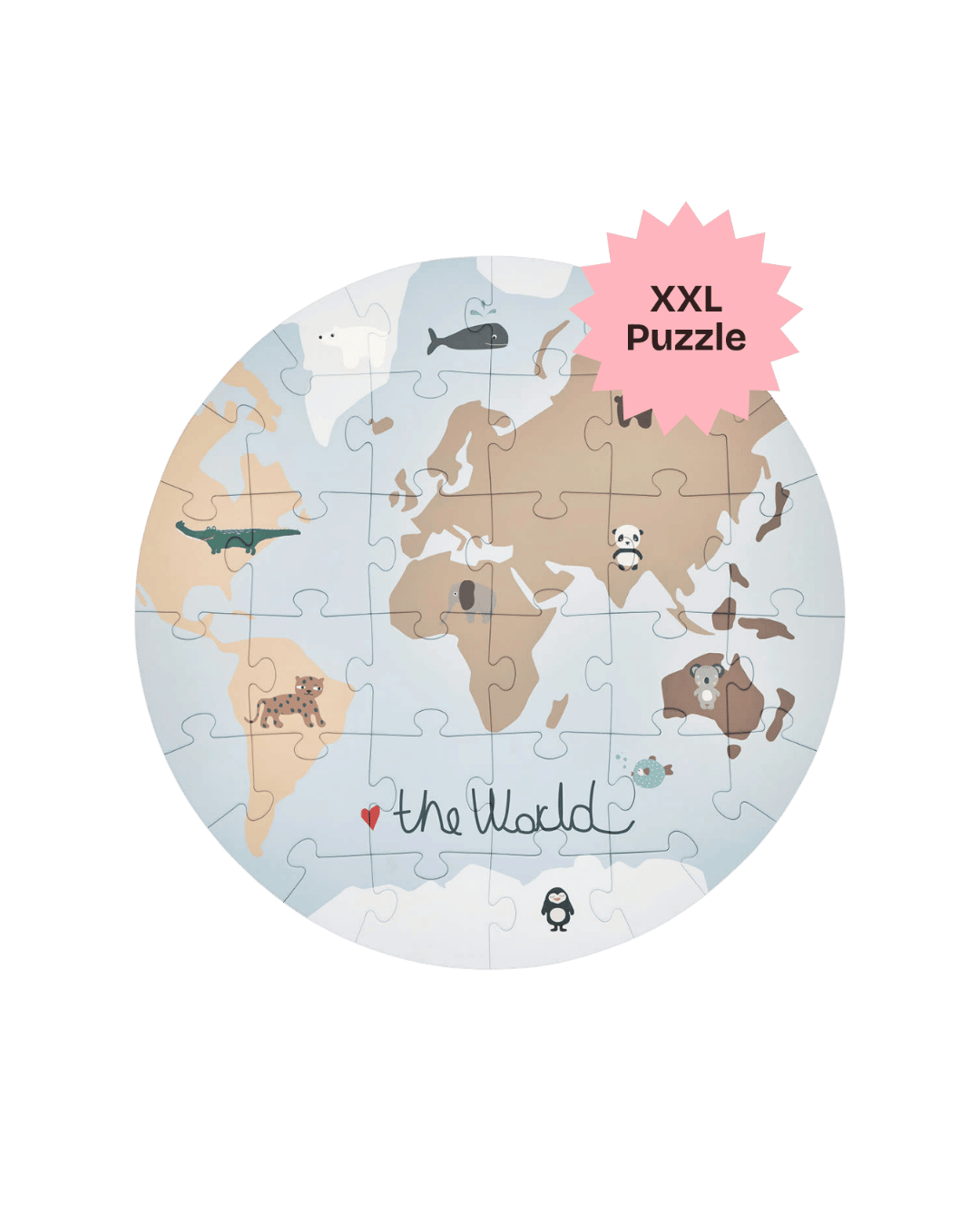 Puzzle XXL Die Welt - Puzzle XXL Die Welt - Cotton Ballon | Family Concept Store -
