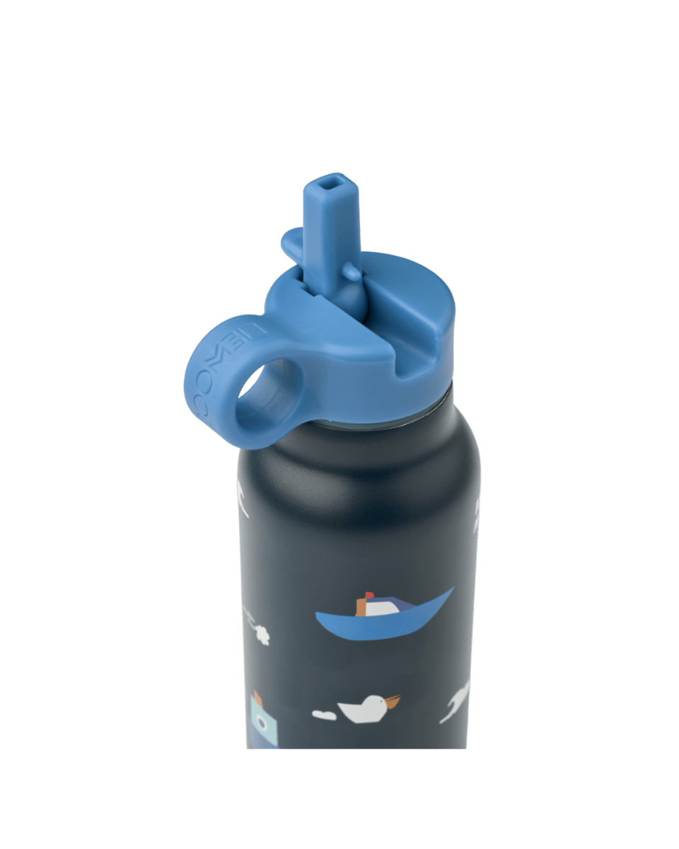 liewook falk trinkflasche outdoor cotton ballon mädchen junge schule kindergarten krippe kita geschenk ostern - Trinkflasche Falk 350 ml - Cotton Ballon | Family Concept Store - sailing / navy -