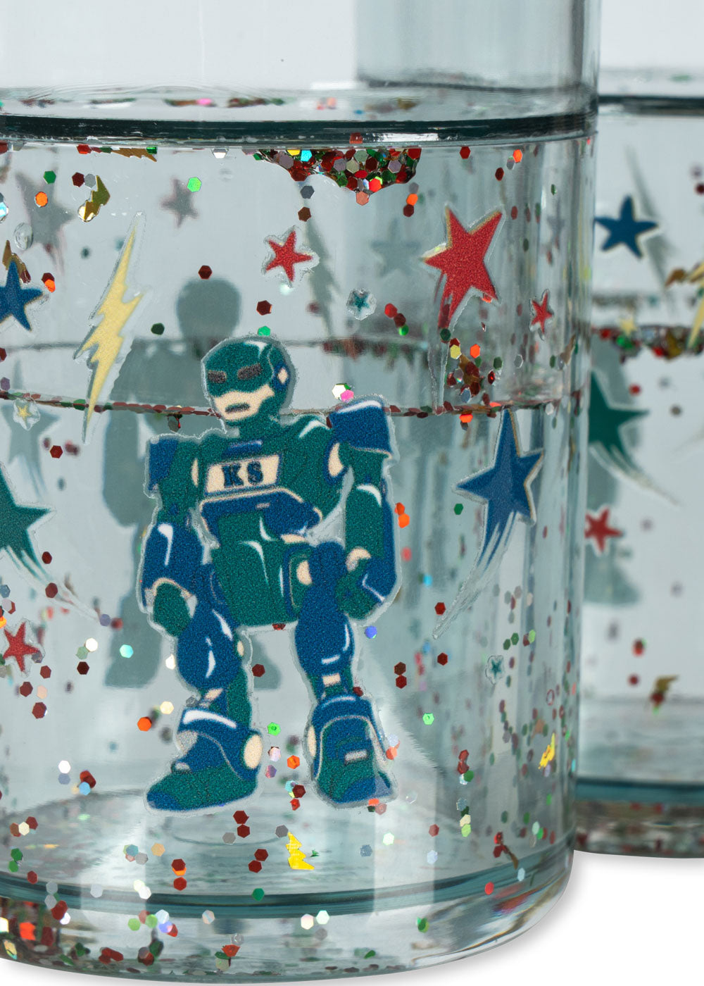 Glitzerbecher 2er Set