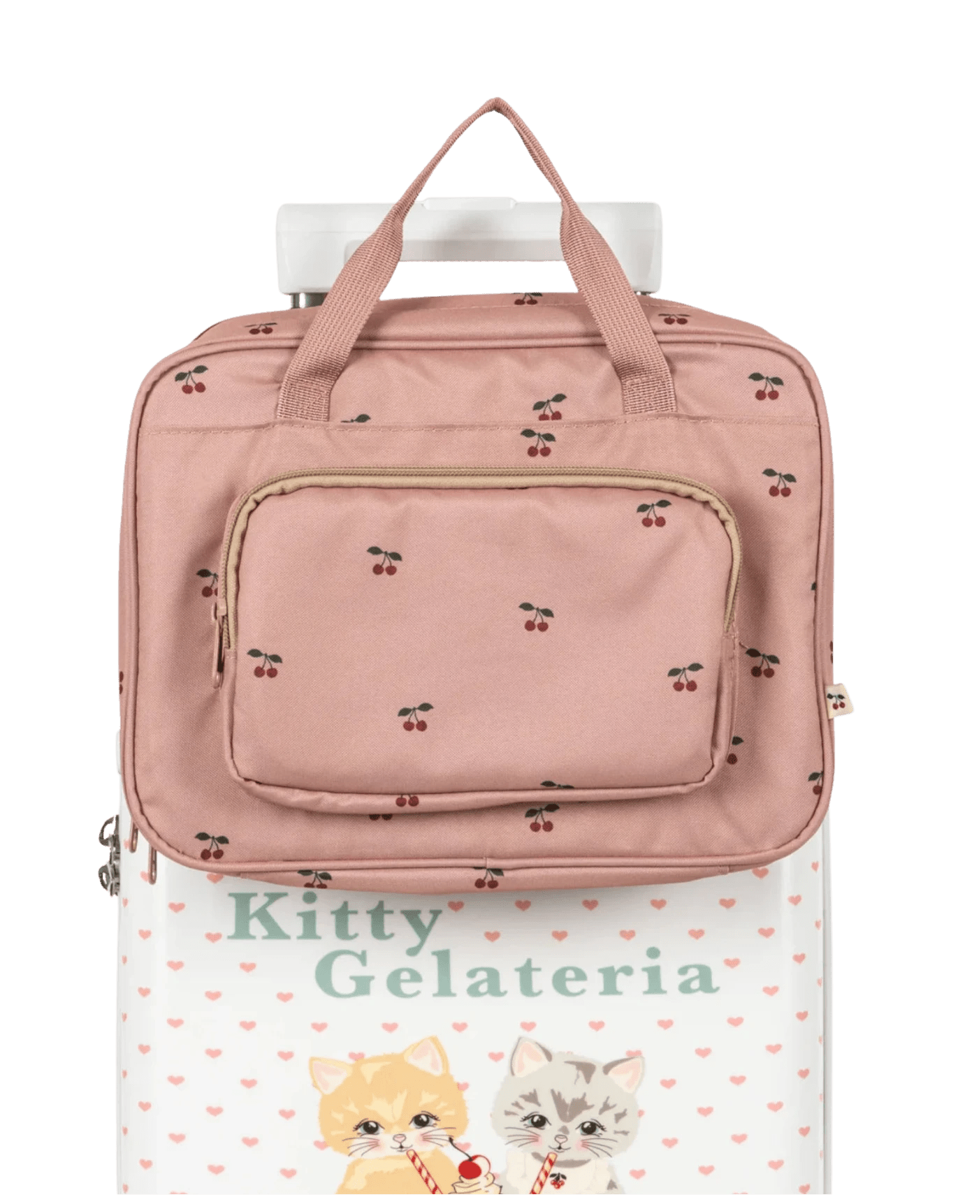 reisetasche malset kunstset bastelset kinder cotton ballon konges slojd urlaub beschäftigung organizer ordnung - Holidays Essentials Bag Reisetasche für Kinder - Cotton Ballon | Family Concept Store - cherry -